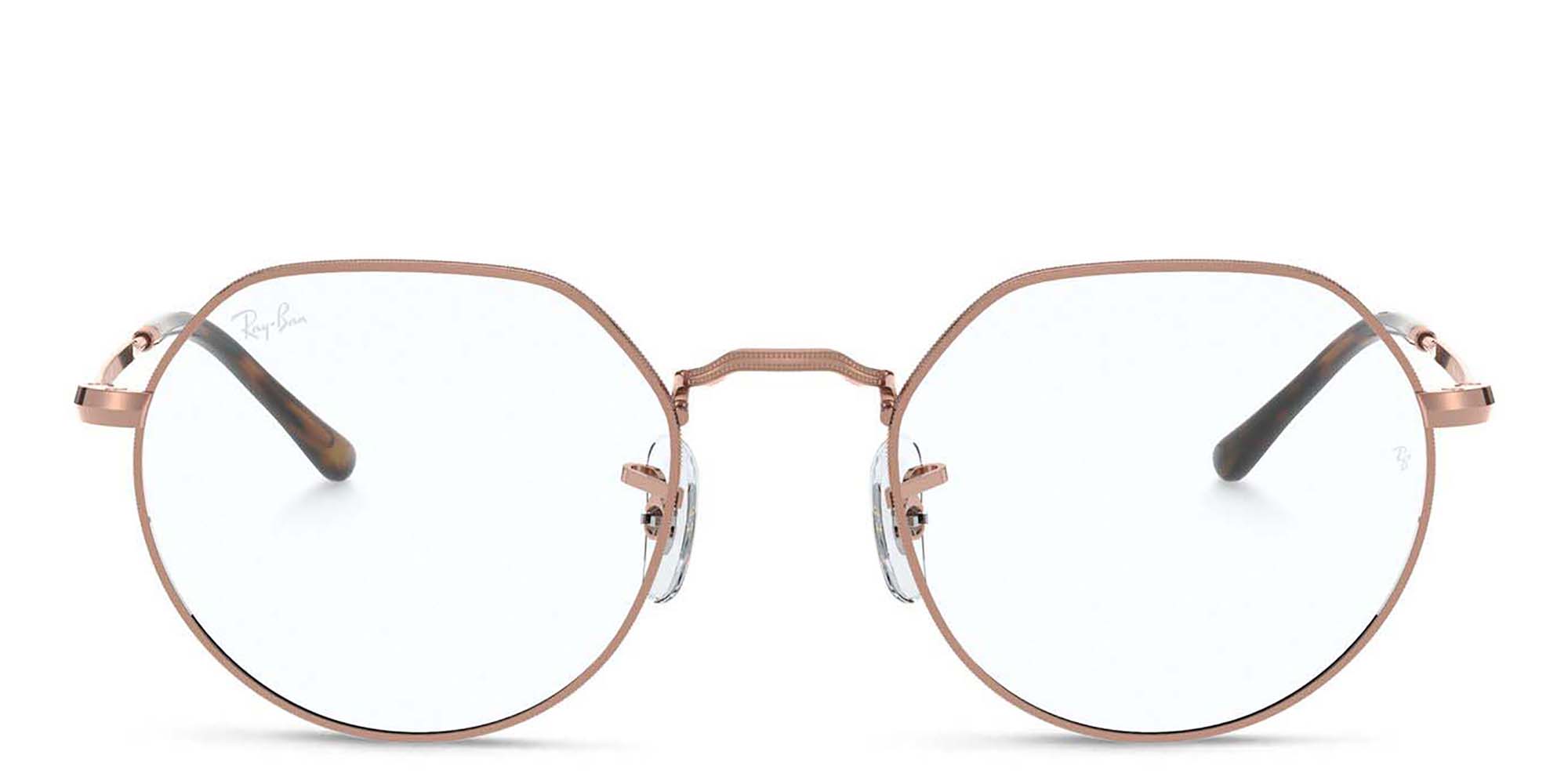 Shop Ray-Ban Jack Unisex Irregular Eyeglasses in Copper online.