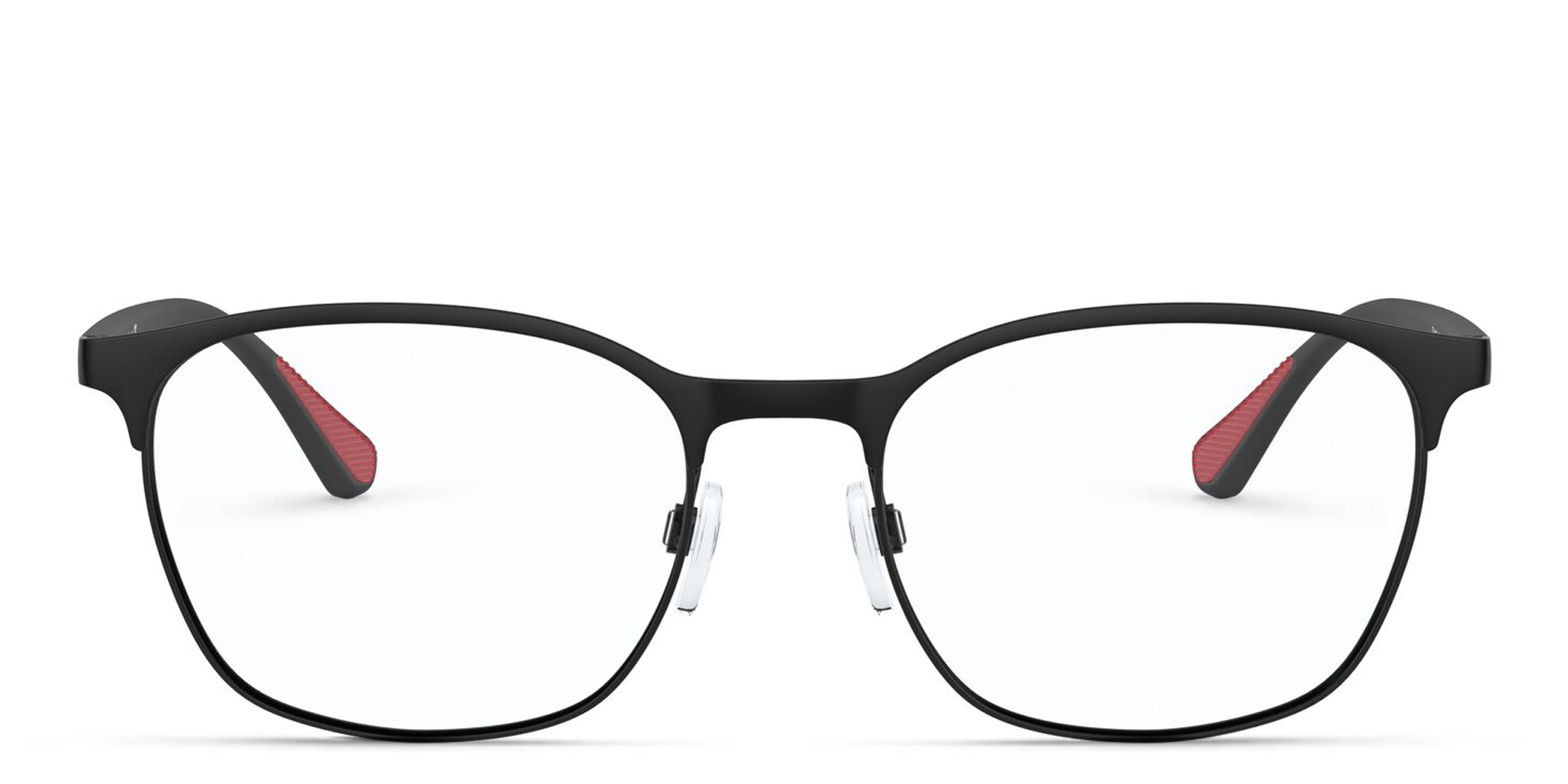 تسوق نظارة طبية بإطار بيضاوي امبوريو أرماني بلون أسود مطفي أونلاين.