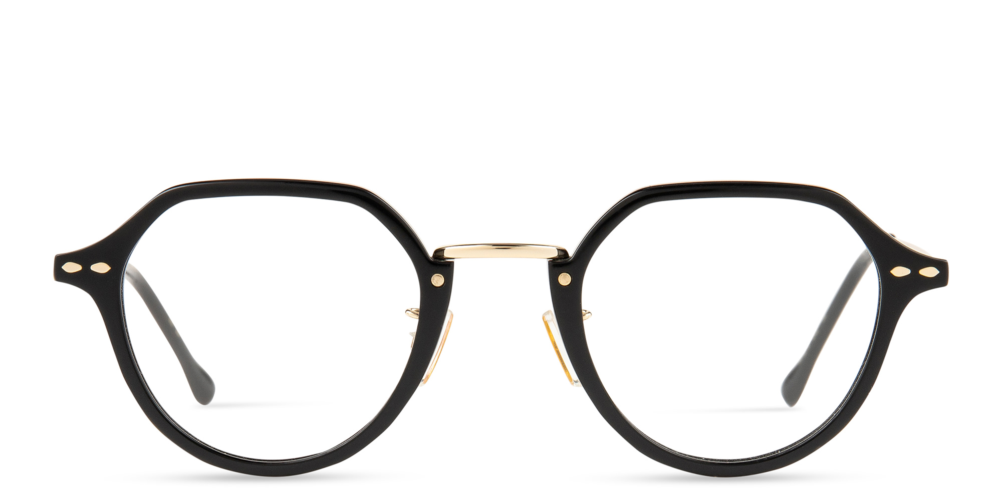 ISABEL MARANT Irregular Eyeglasses in Black – Product Photo 1