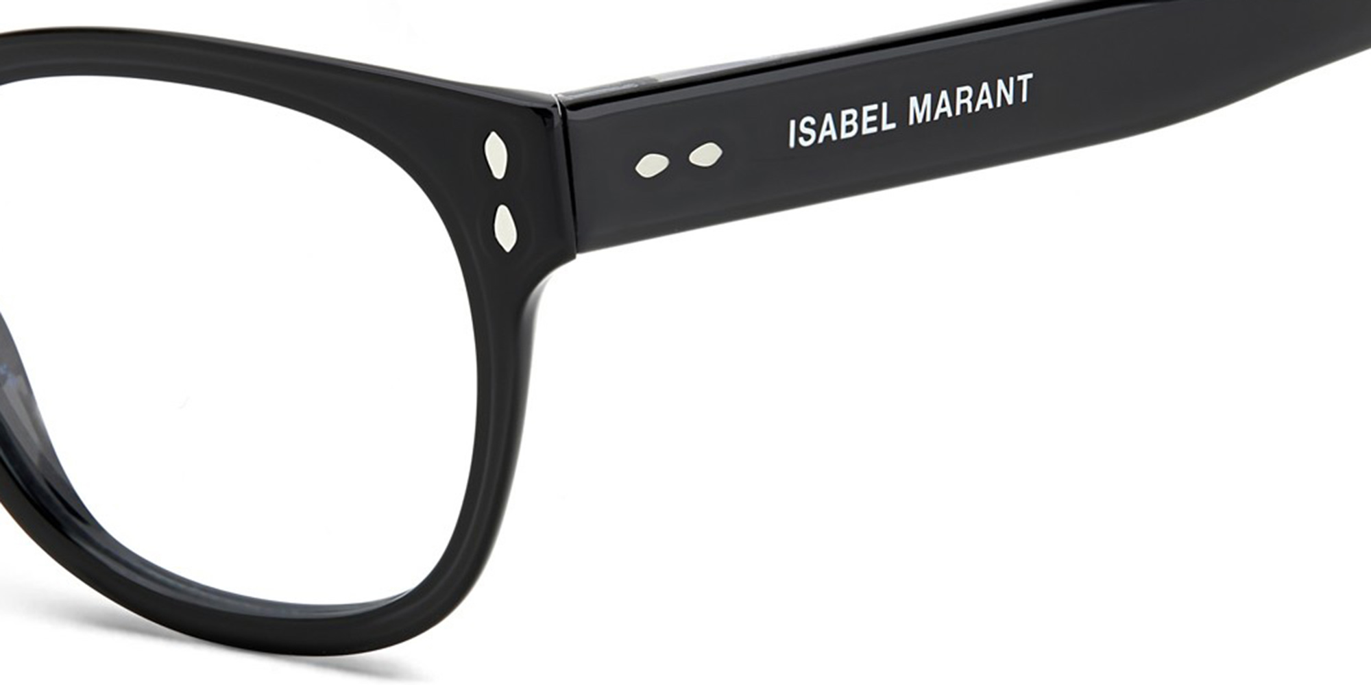 ISABEL MARANT Round Eyeglasses in Black – Product Photo 3