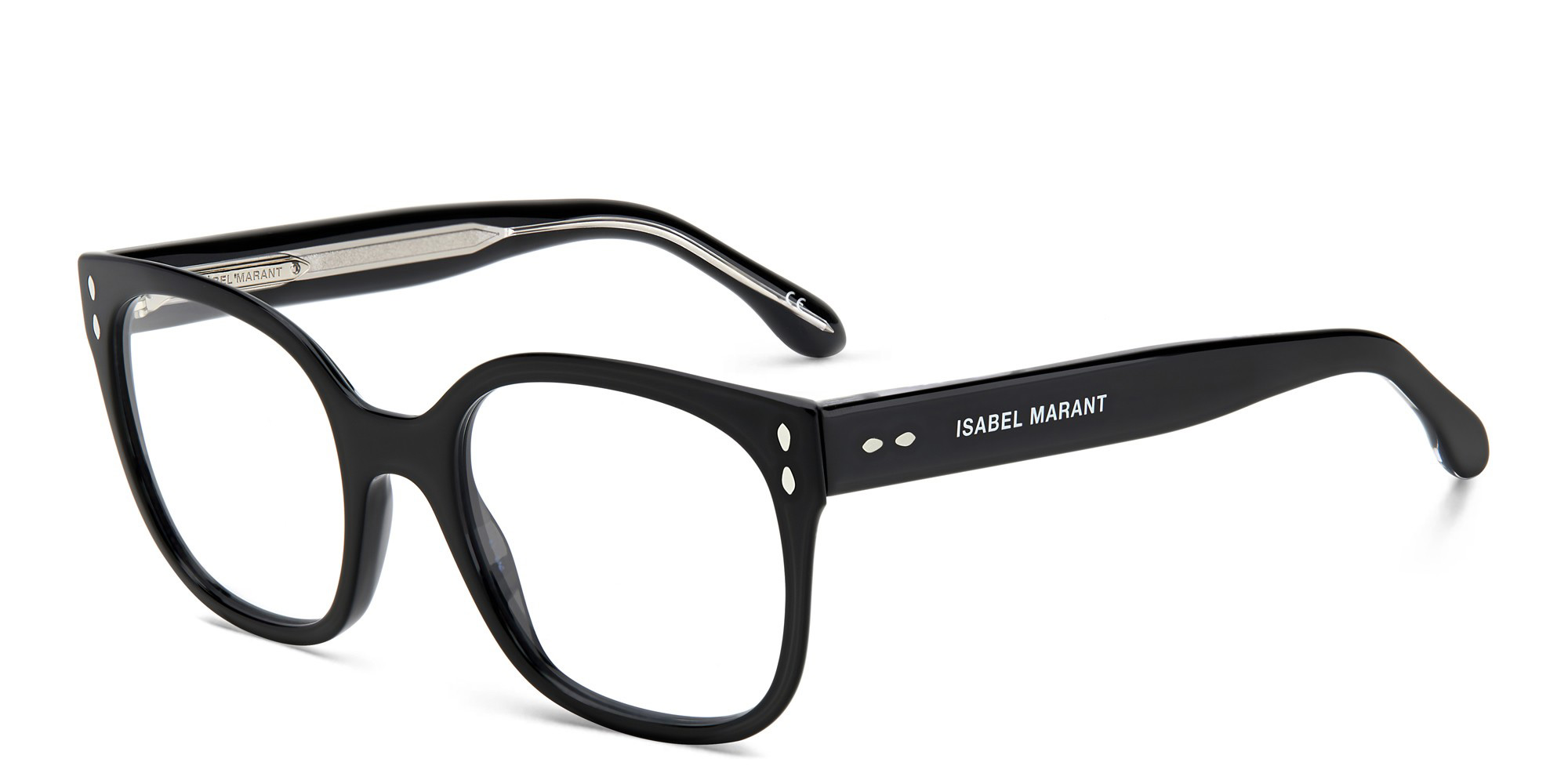ISABEL MARANT Square Eyeglasses in Black – Product Photo 2