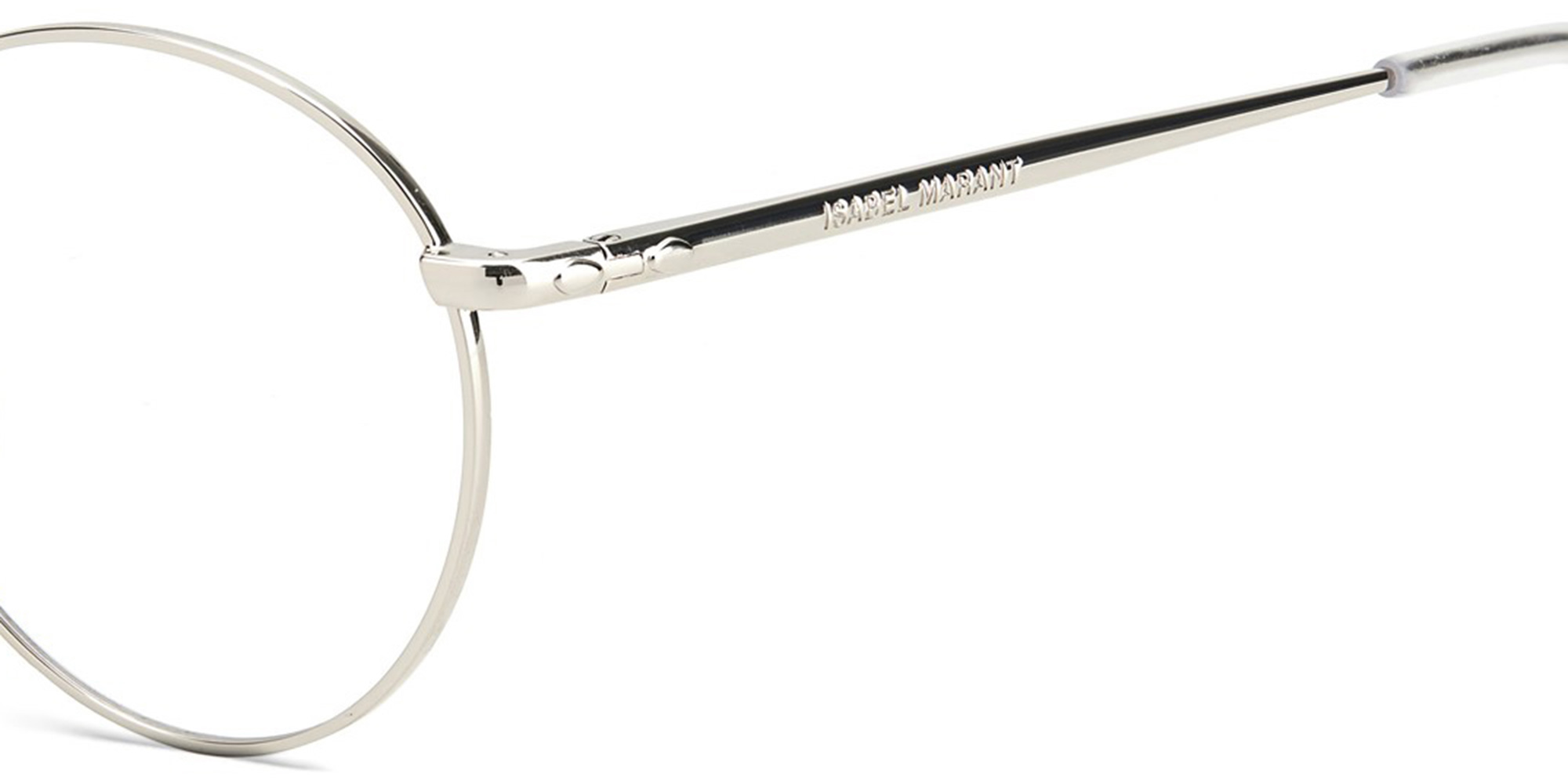 ISABEL MARANT Round Eyeglasses in Palladium – Product Photo 3