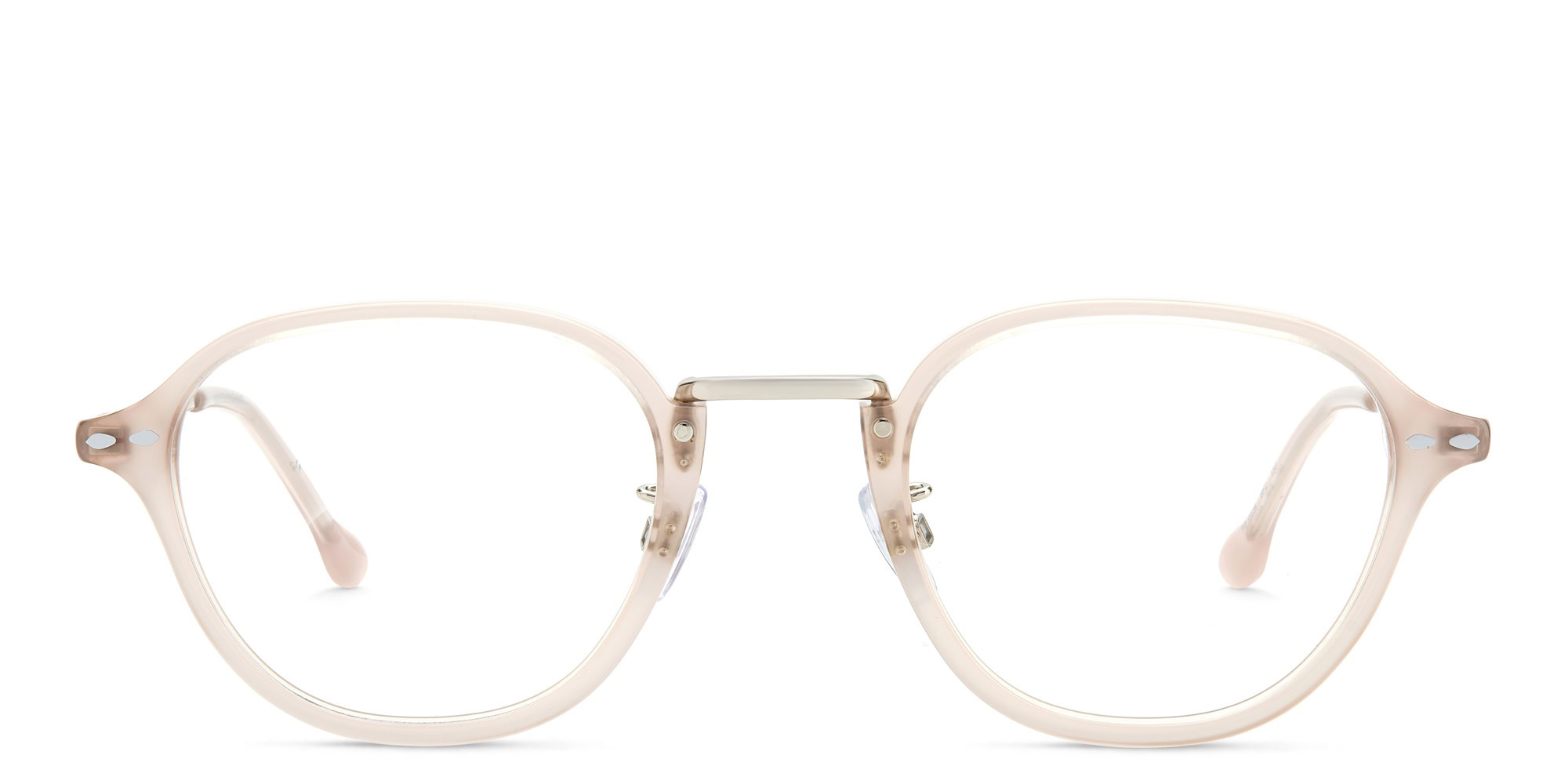 ISABEL MARANT Round Eyeglasses in Nude Palladium – Product Photo 1