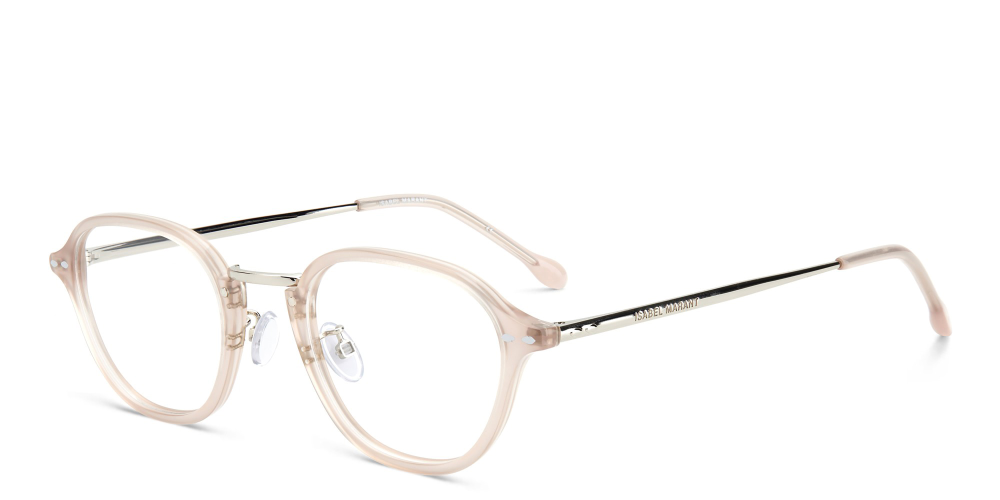 ISABEL MARANT Round Eyeglasses in Nude Palladium – Product Photo 2