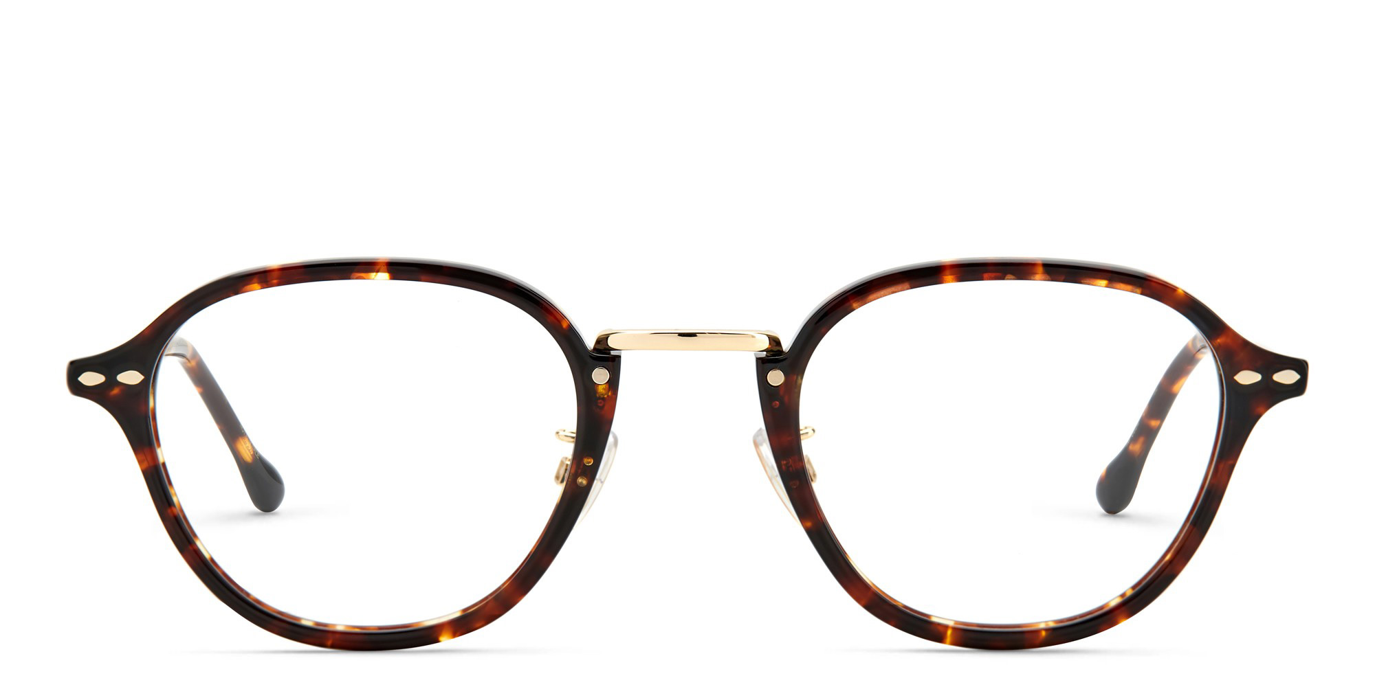 ISABEL MARANT Round Eyeglasses in Havana Gold – Product Photo 1