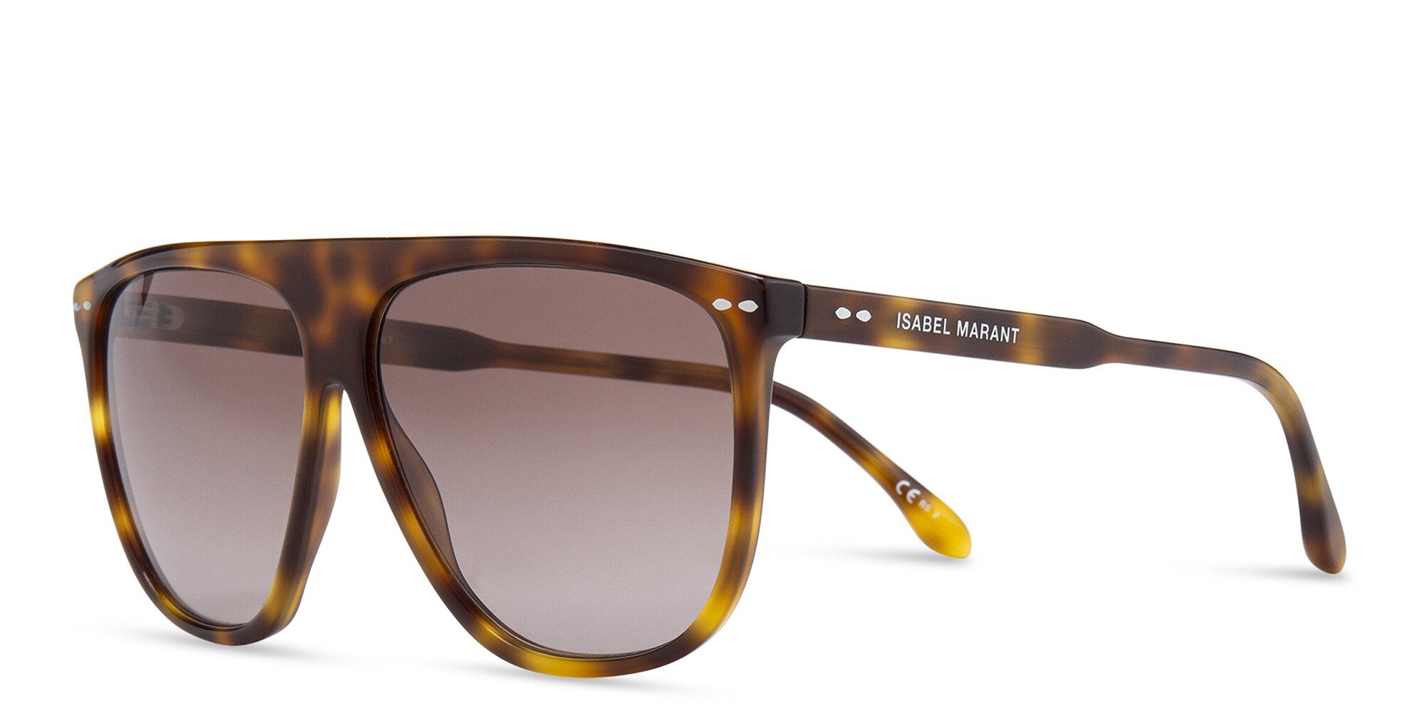 Shop ISABEL MARANT Square Sunglasses in Havana online.