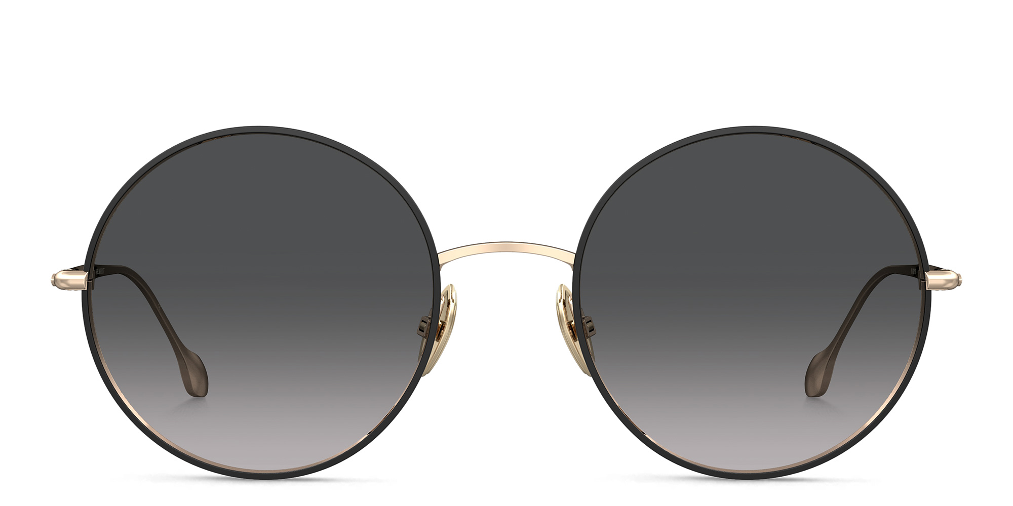 ISABEL MARANT Oversized Round Sunglasses in Black Gold – Product Photo 1