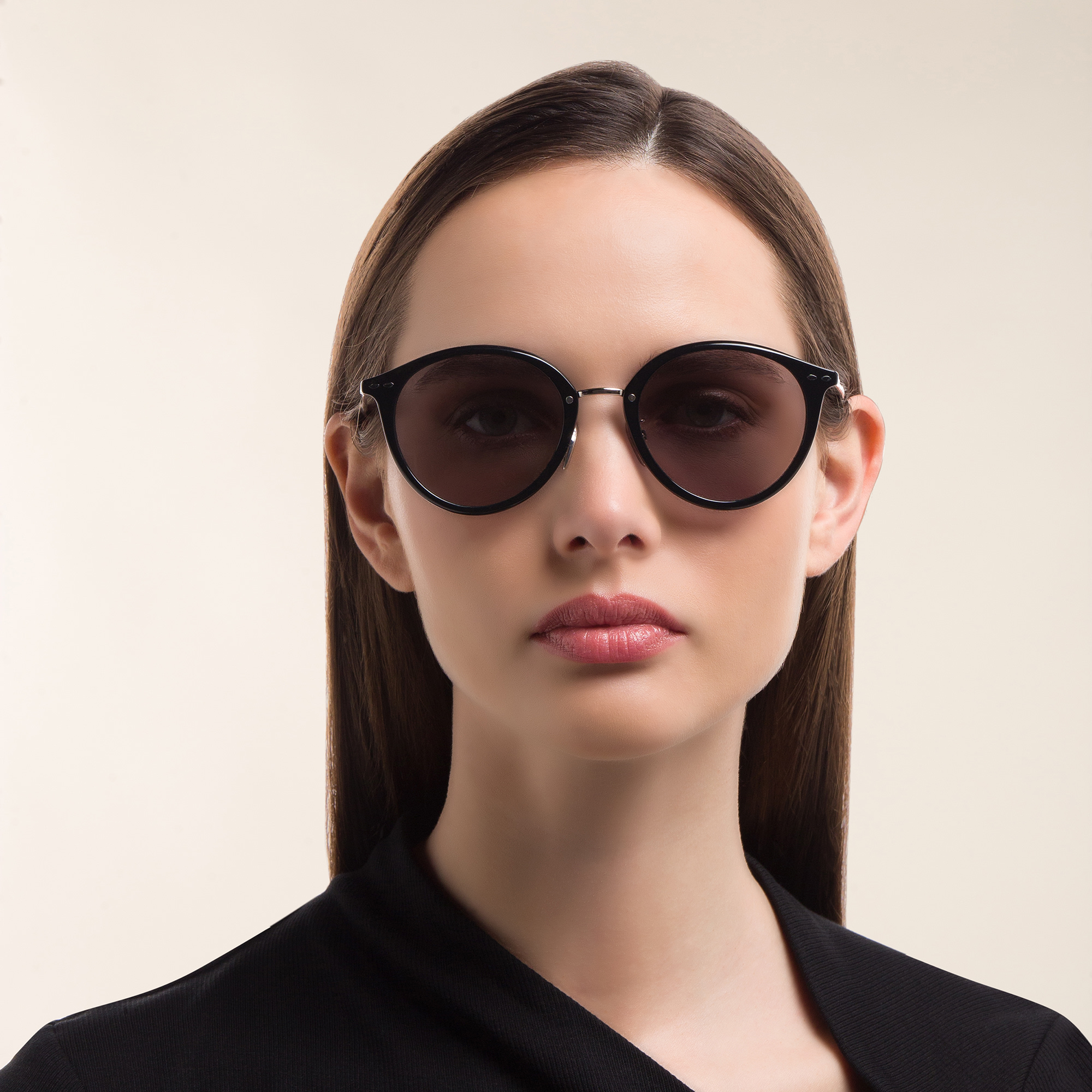 Shop ISABEL MARANT Panthos Sunglasses in Black & Silver online.