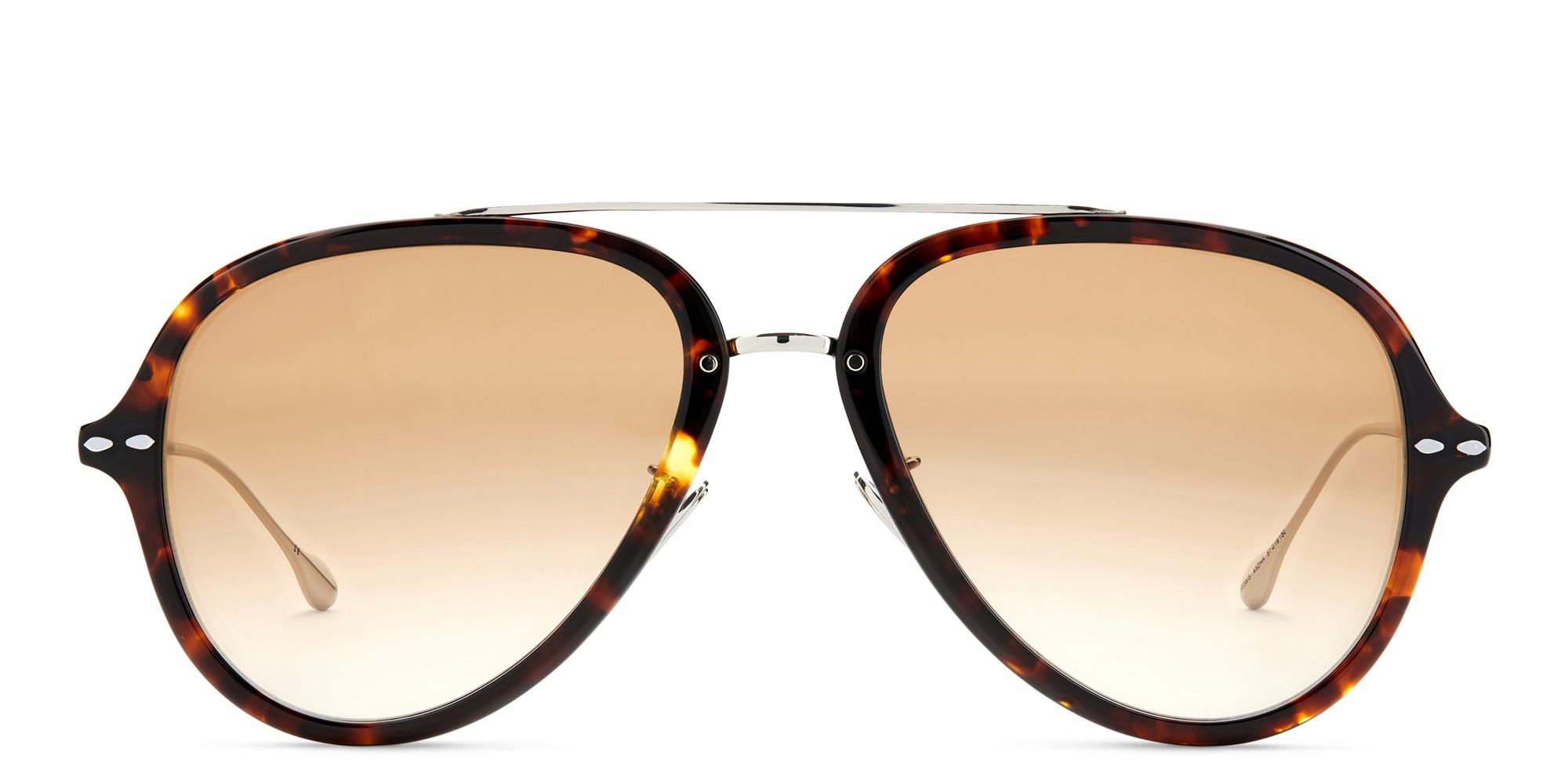 ISABEL MARANT Pilot Sunglasses in Havana Silver – Product Photo 1