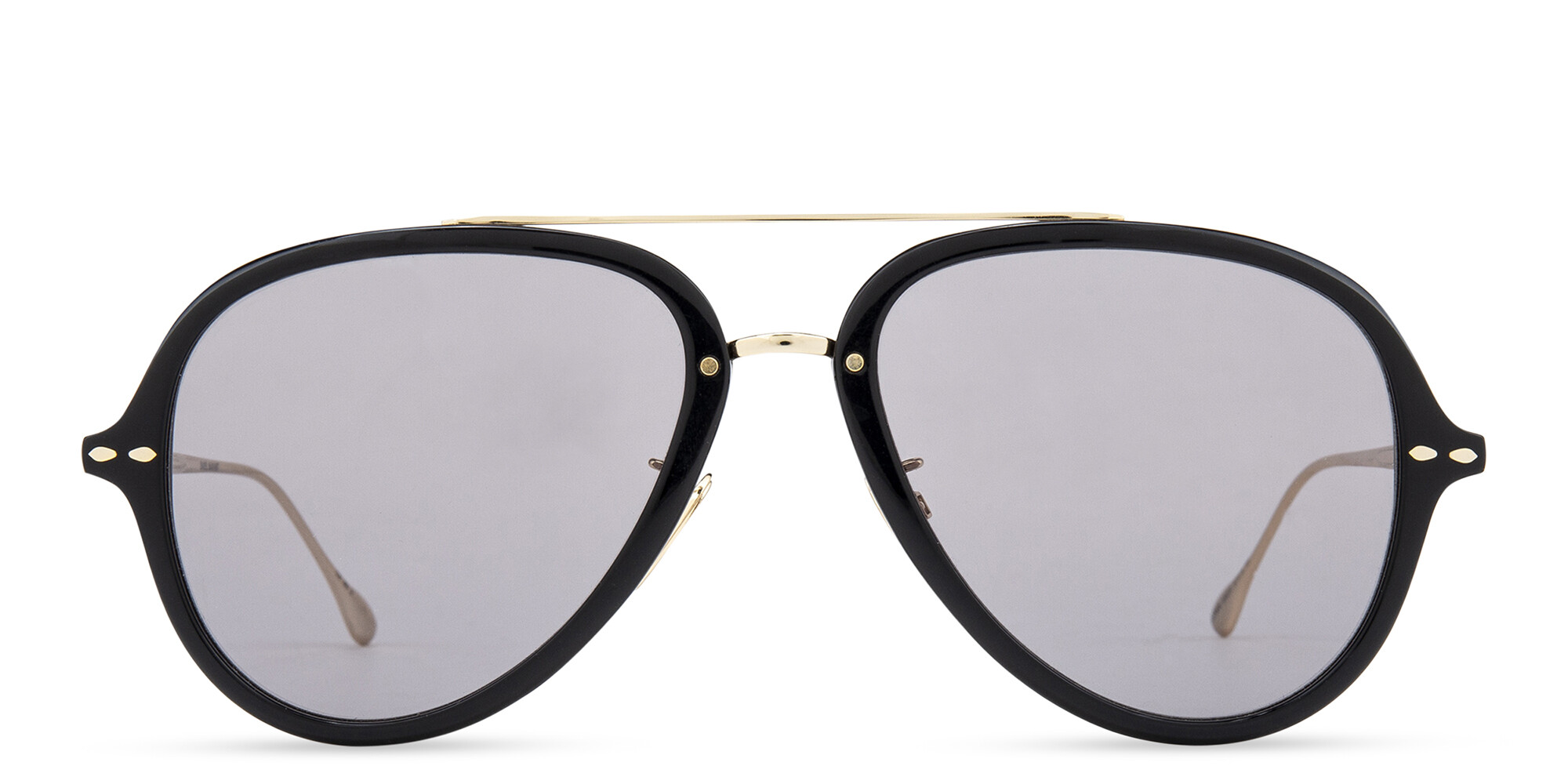 ISABEL MARANT Pilot Sunglasses in Black Gold – Product Photo 1