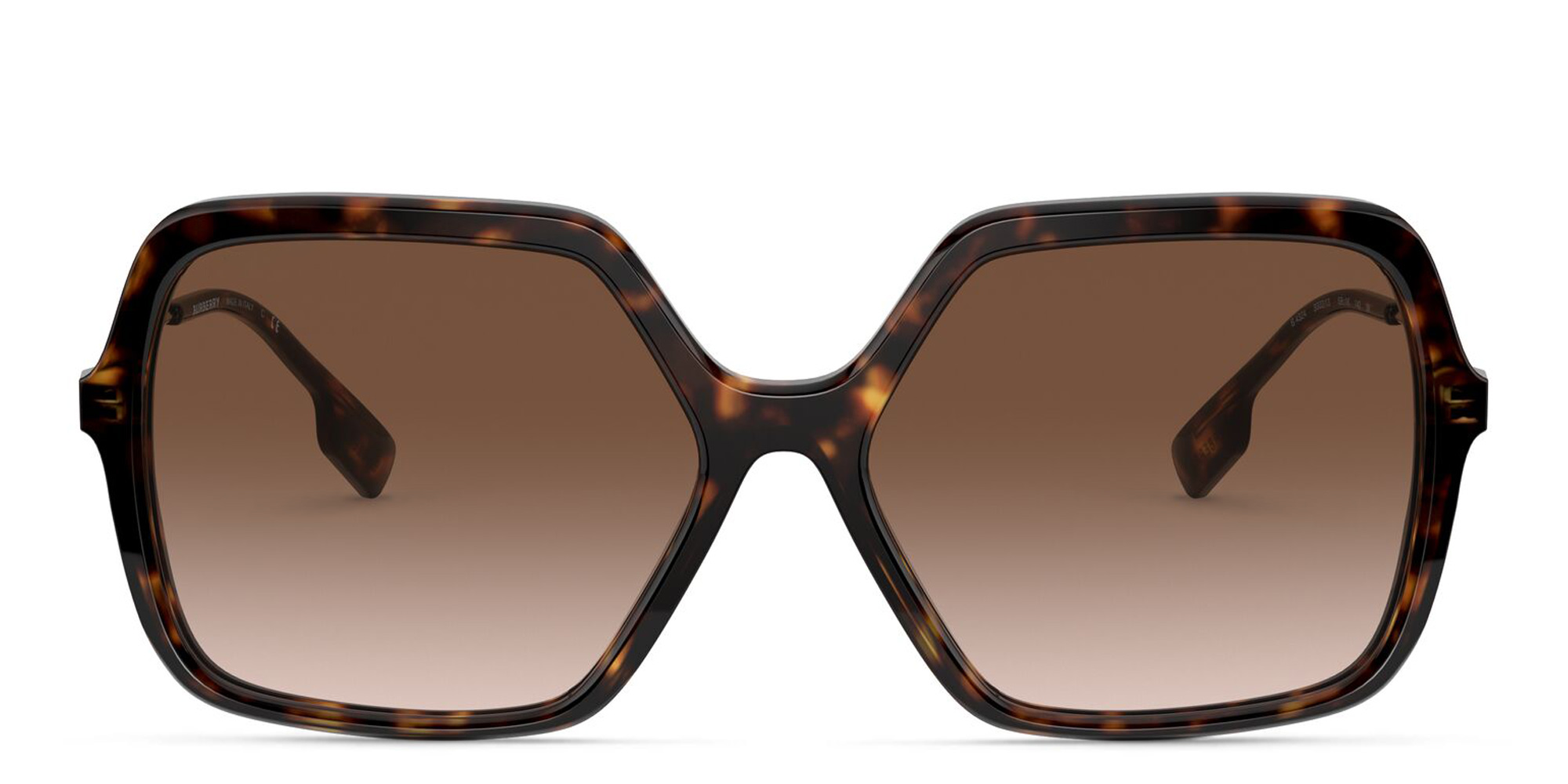 BURBERRY Square Sunglasses in Dark Havana – Product Photo 1