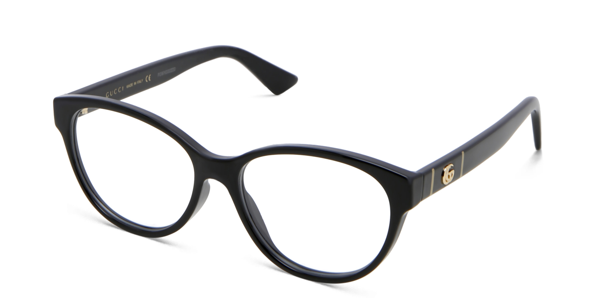 GUCCI Cat Eye Eyeglasses in Black – Product Photo 2