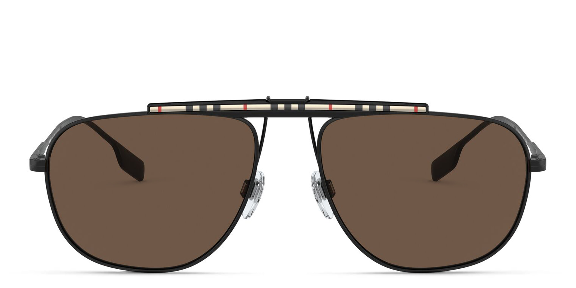 BURBERRY Aviator Sunglasses in Black – Product Photo 1