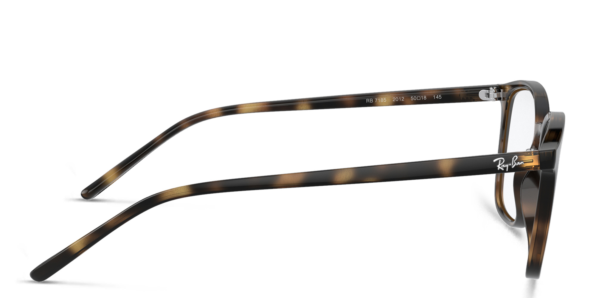 Shop Ray-Ban Unisex Square Eyeglasses in Havana online.