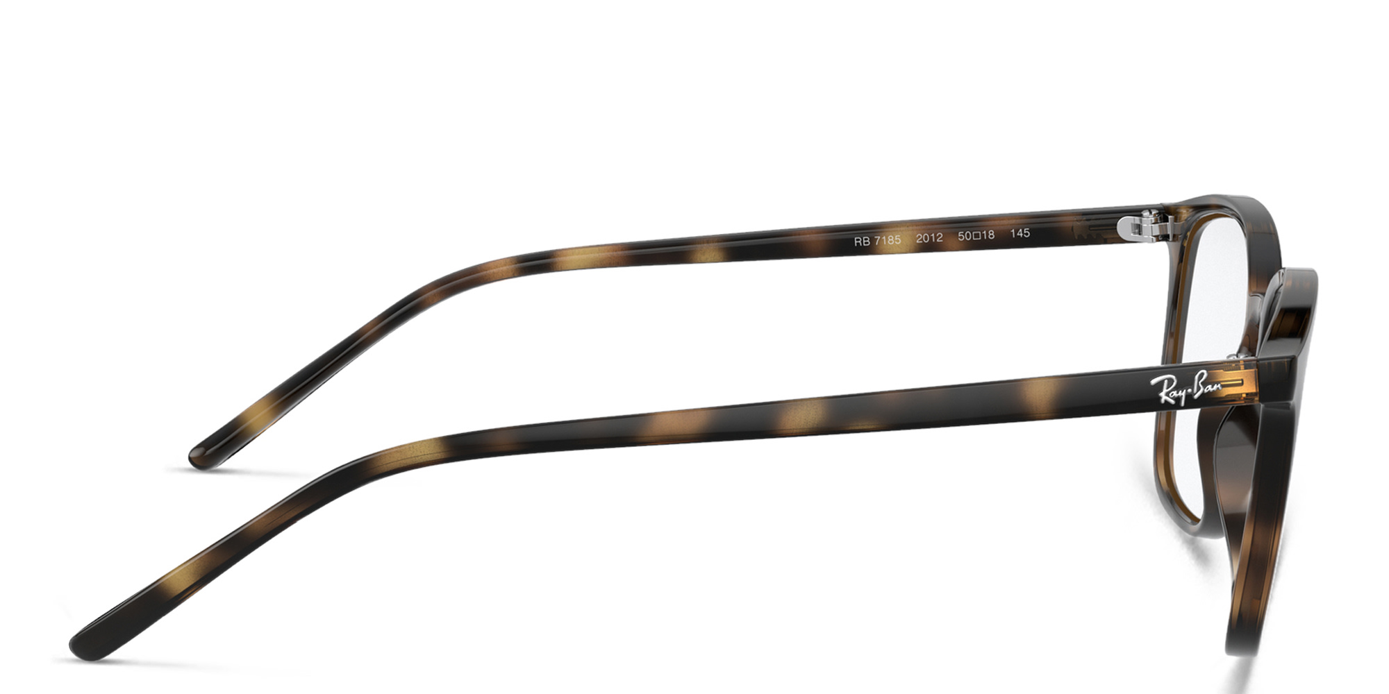 Shop Ray-Ban Unisex Square Eyeglasses in Havana online.