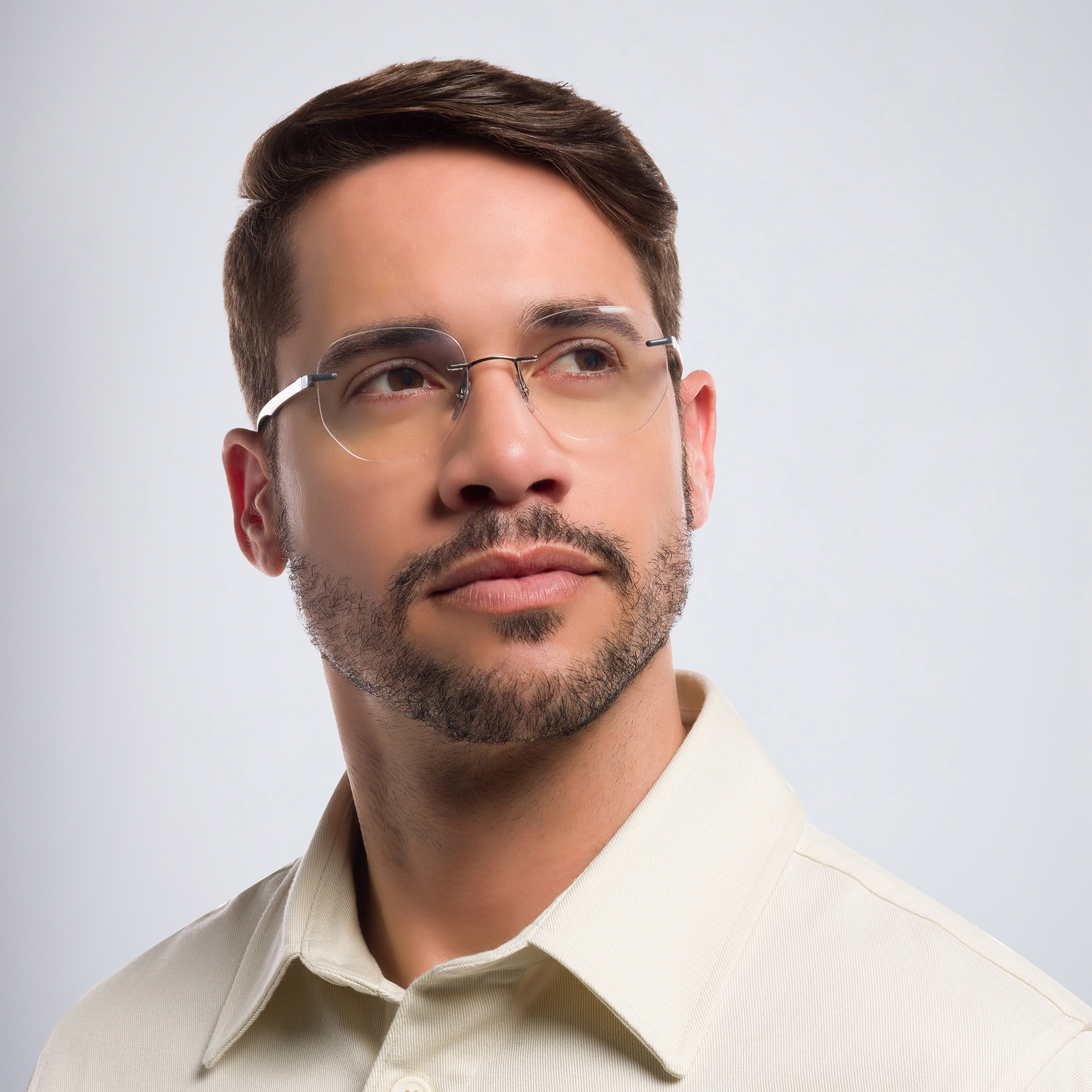 Ray-Ban Unisex Irregular Eyeglasses in Gunmetal – Product Photo 8