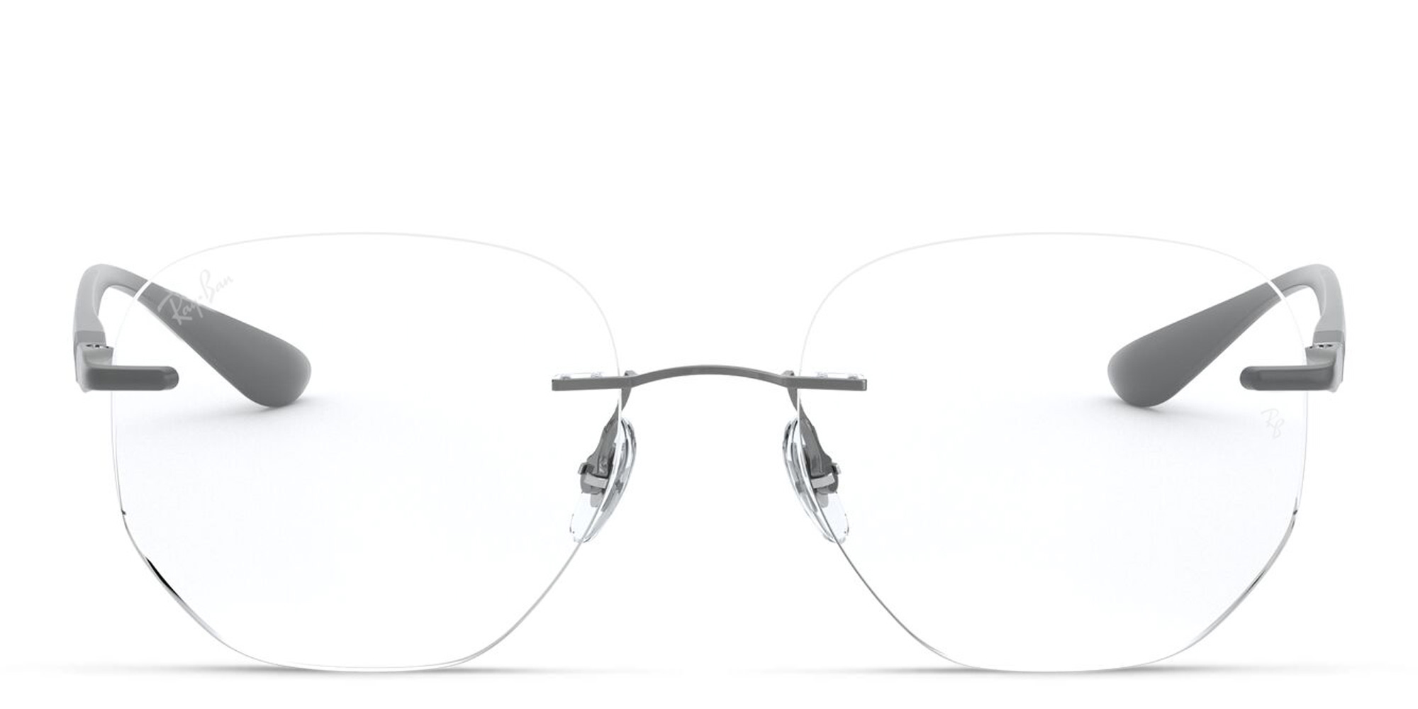 Ray-Ban Unisex Irregular Eyeglasses in Gunmetal – Product Photo 1