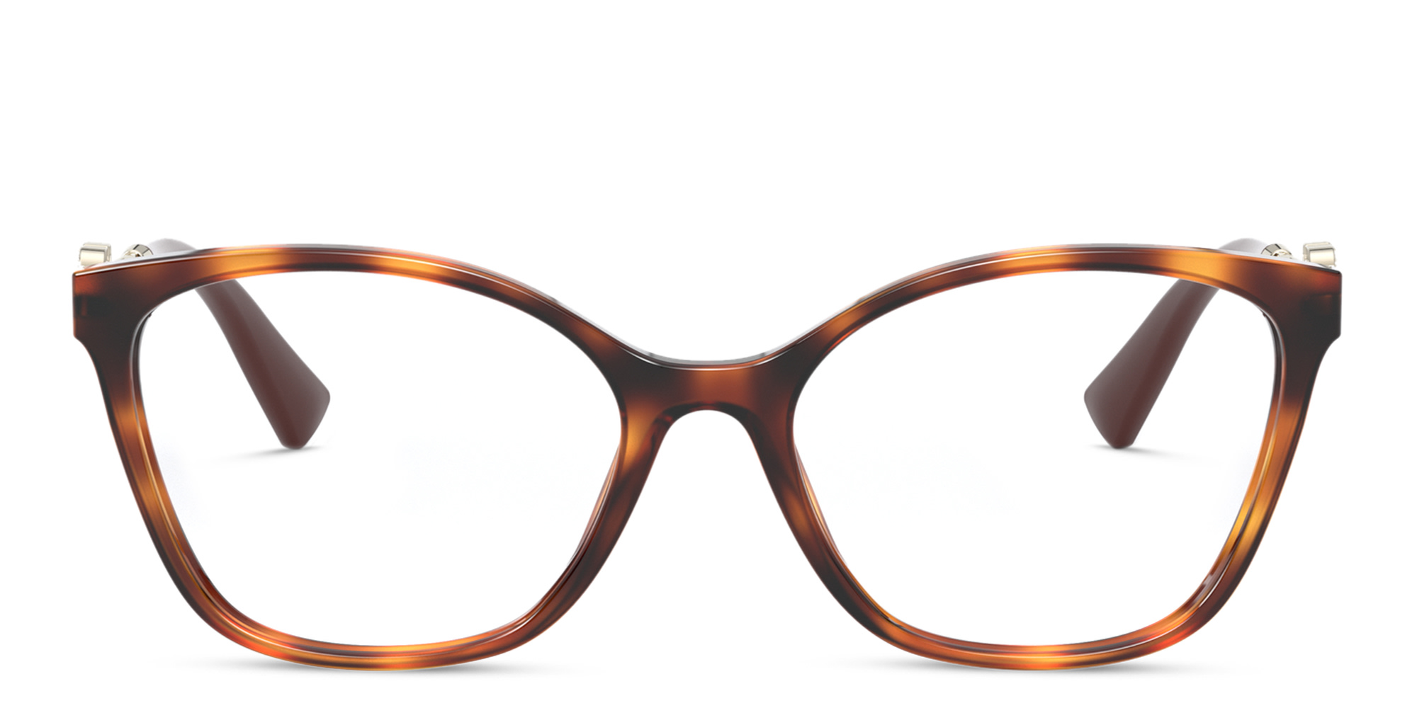 Shop VALENTINO Cat-Eye Eyeglasses in Havana online.