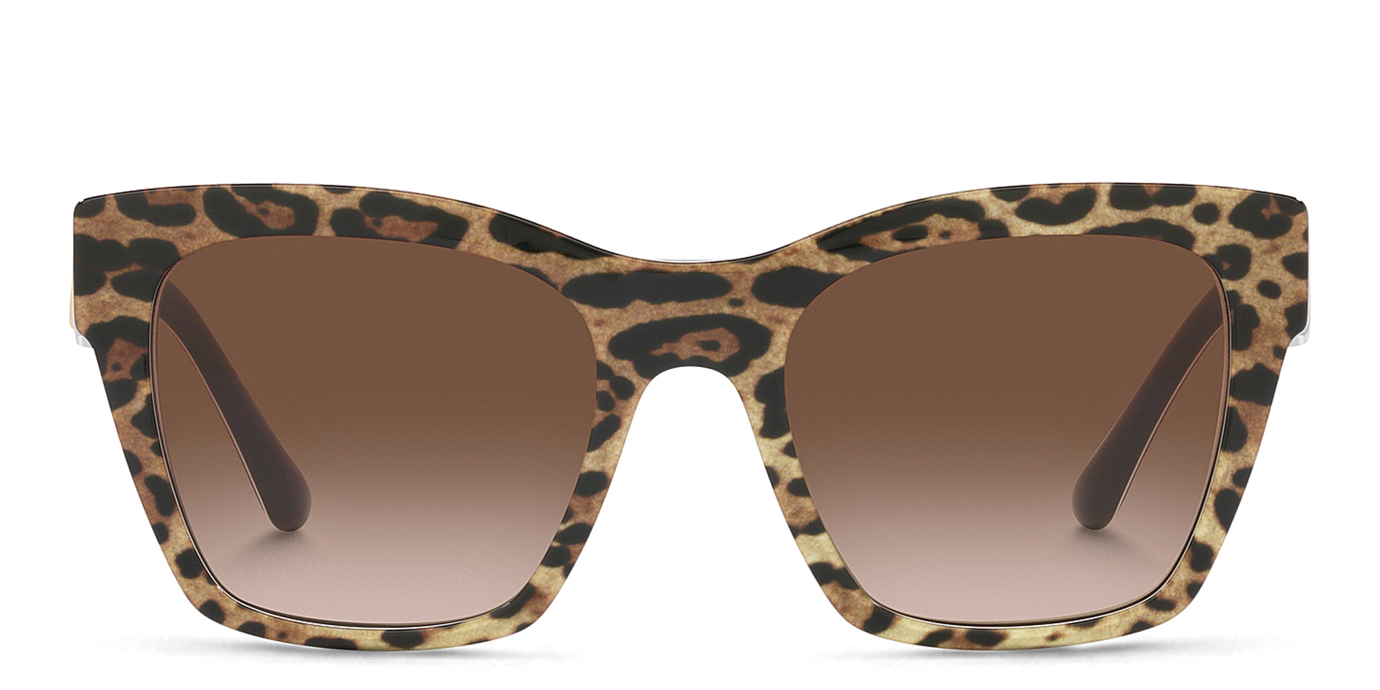Shop Dolce & Gabbana Square Sunglasses in Brown online.