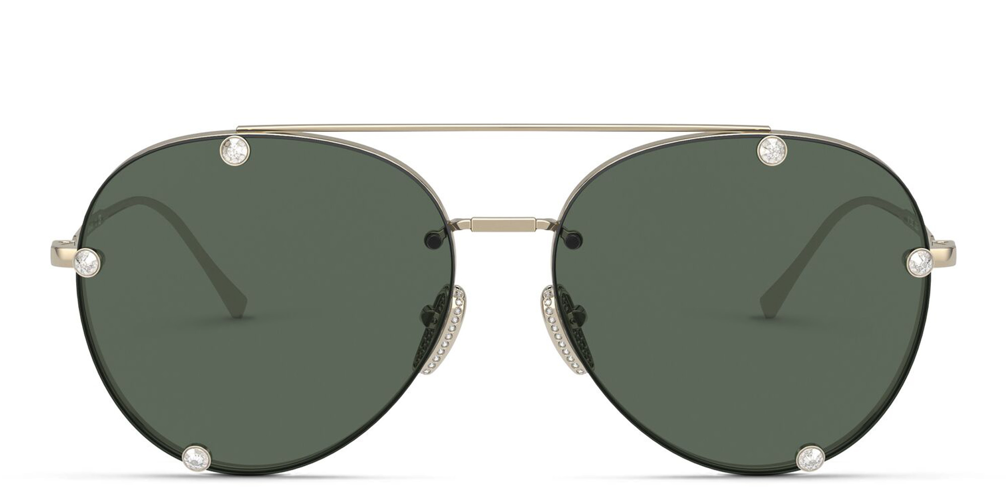 VALENTINO Aviator Sunglasses in Silver – Product Photo 1