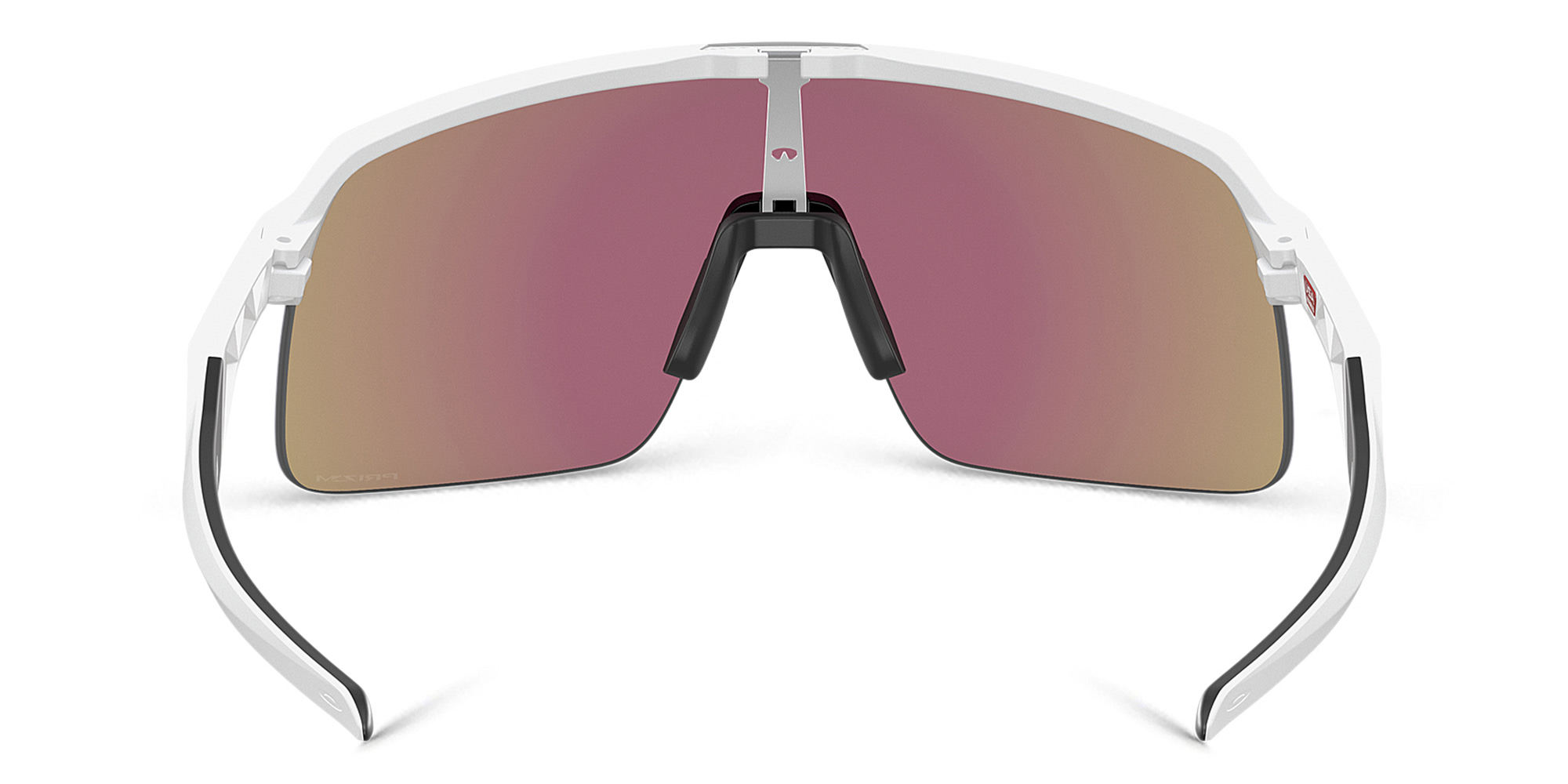 Oakley Sutro Lite Half-Rim Rectangle Sunglasses in White – Product Photo 4