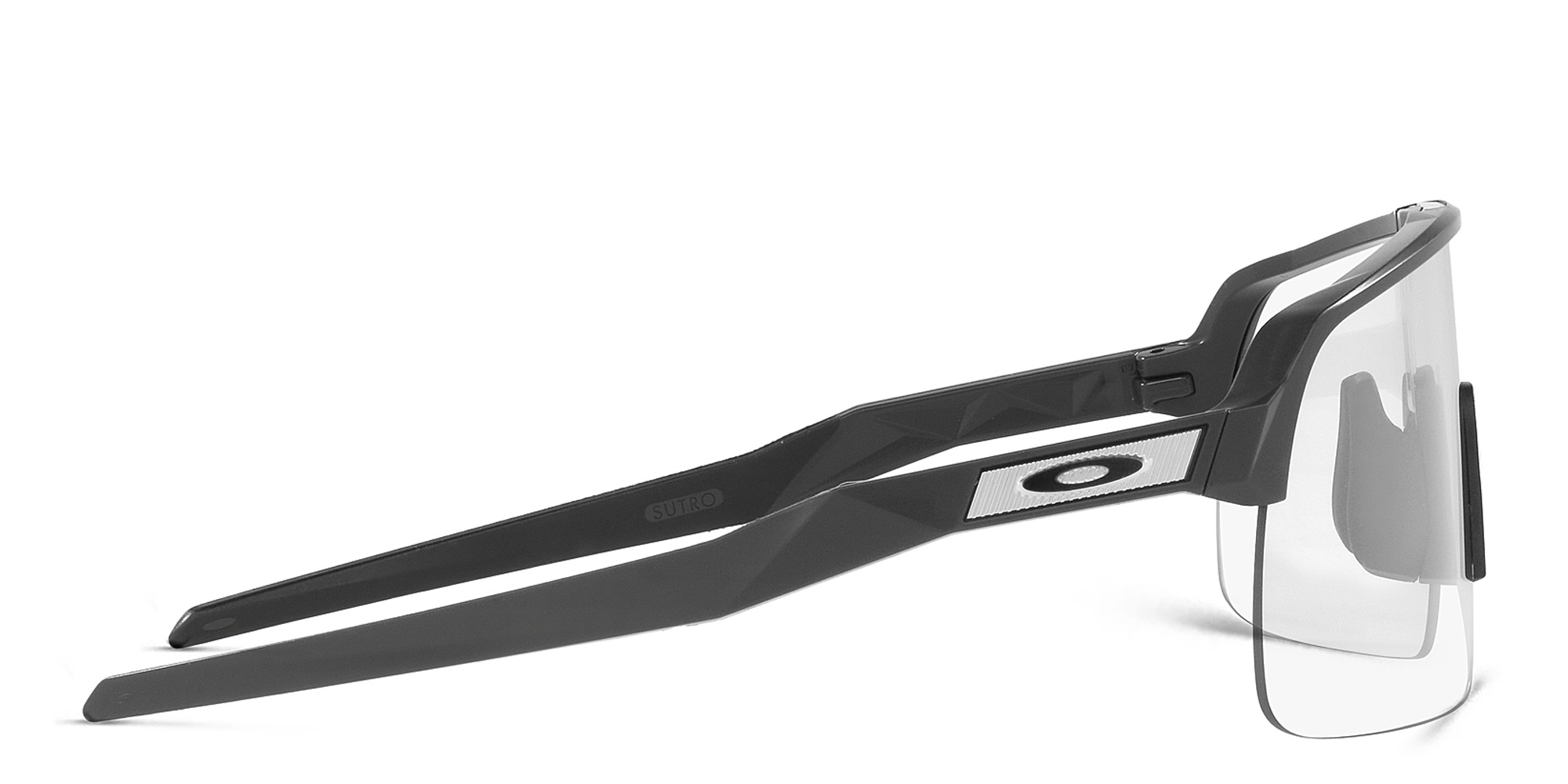 Oakley Sutro Lite Half-Rim Rectangle Sunglasses in Black – Product Photo 3