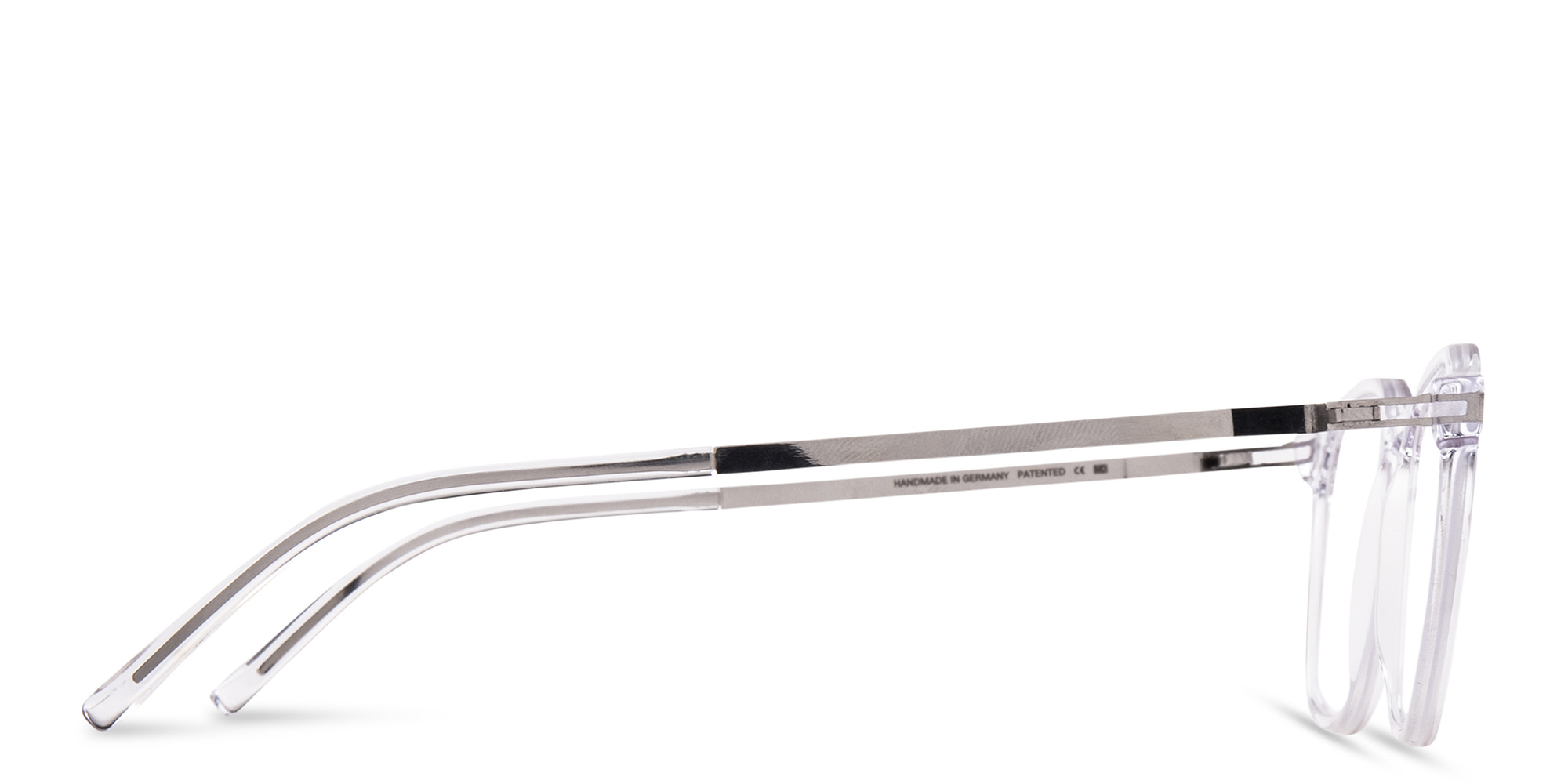 Shop MYKITA Unisex Square Eyeglasses in Silver online.