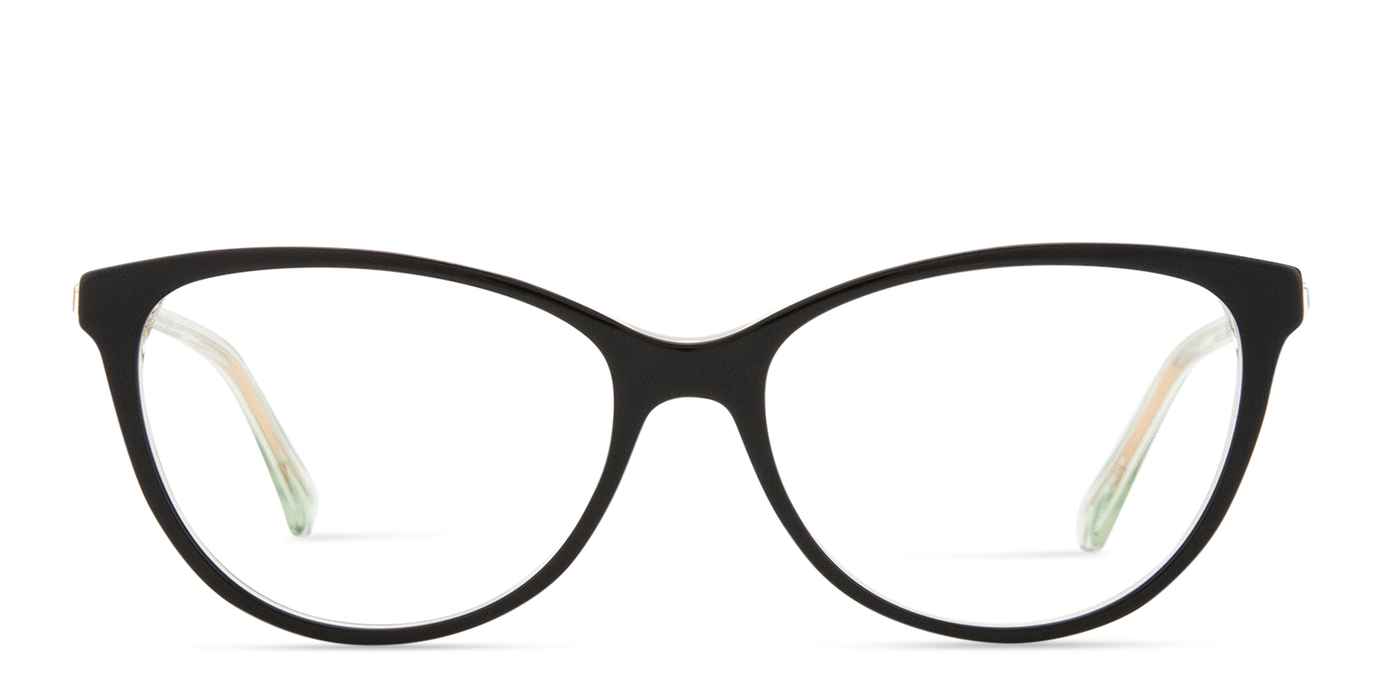 Shop JIMMY CHOO Rhinestone-Embellished Cat-Eye Eyeglasses in Black online.