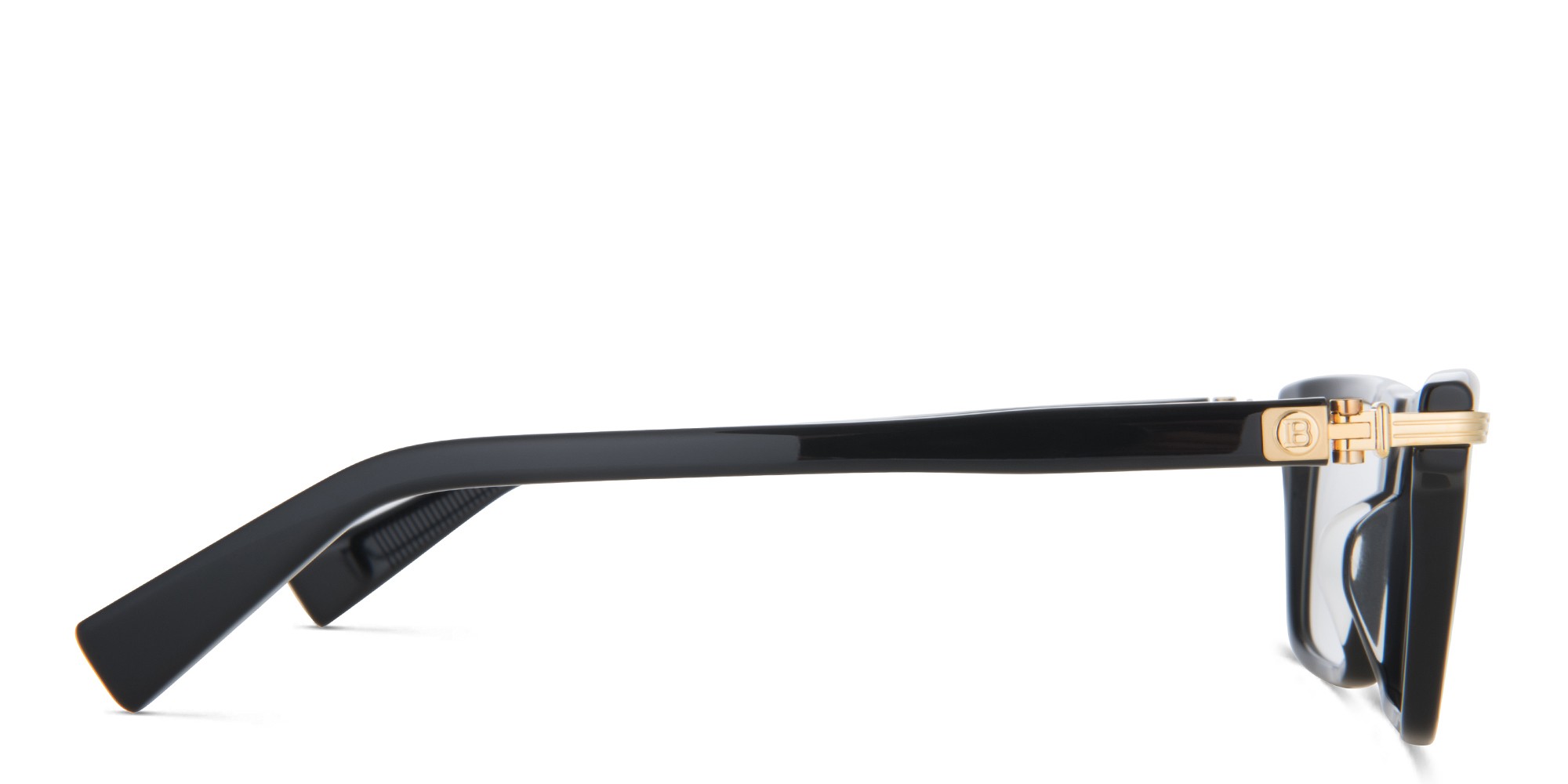 BALMAIN Sentinelle I Unisex Square Eyeglasses in Black – Product Photo 3