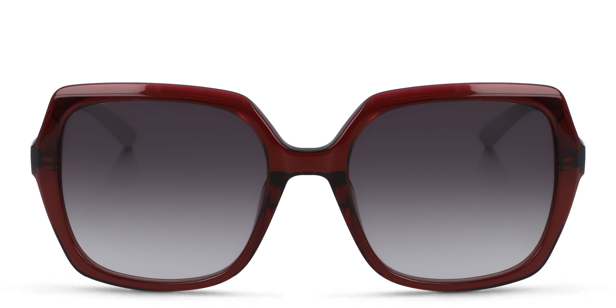 Calvin Klein Oversized Square Sunglasses in Red – Product Photo 1
