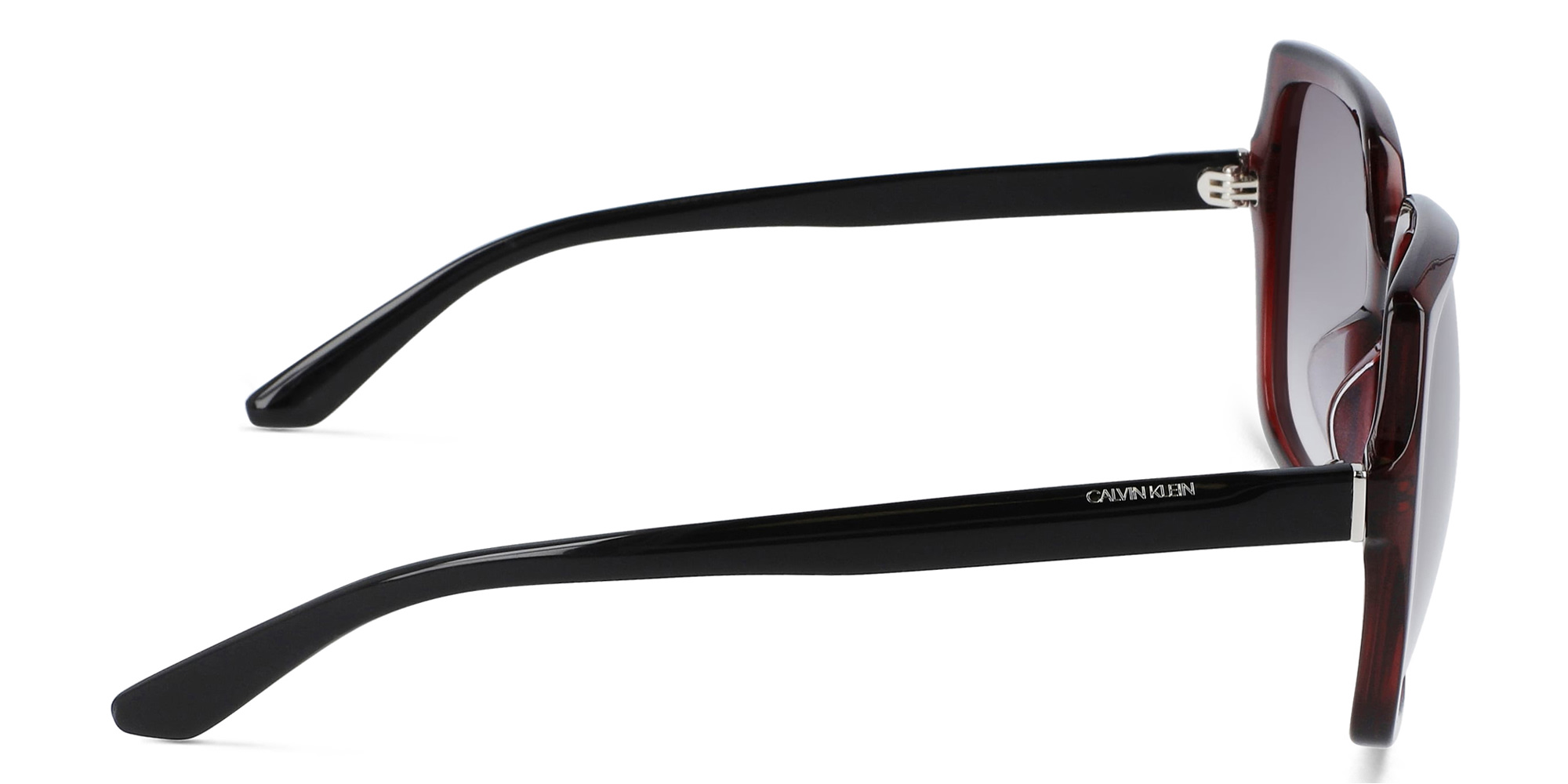 Calvin Klein Oversized Square Sunglasses in Red – Product Photo 3