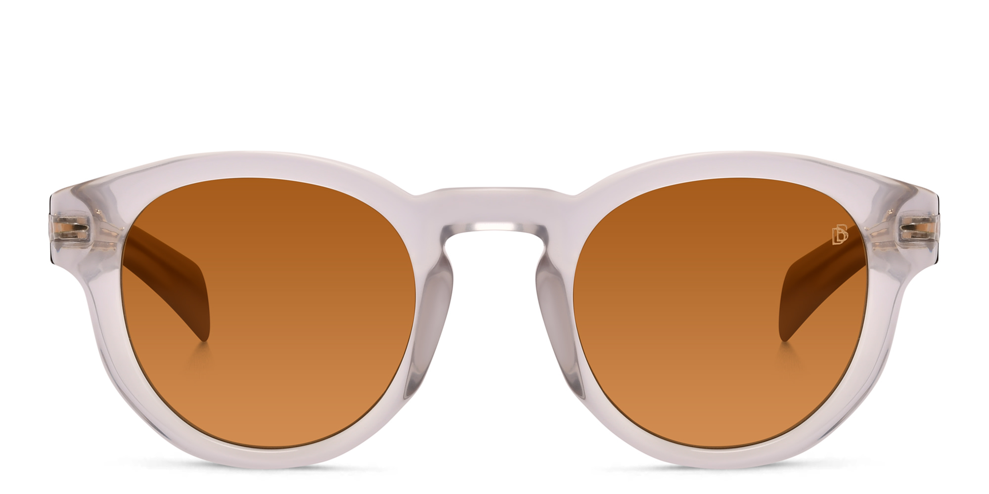 DAVID BECKHAM Round Sunglasses in Grey – Product Photo 1