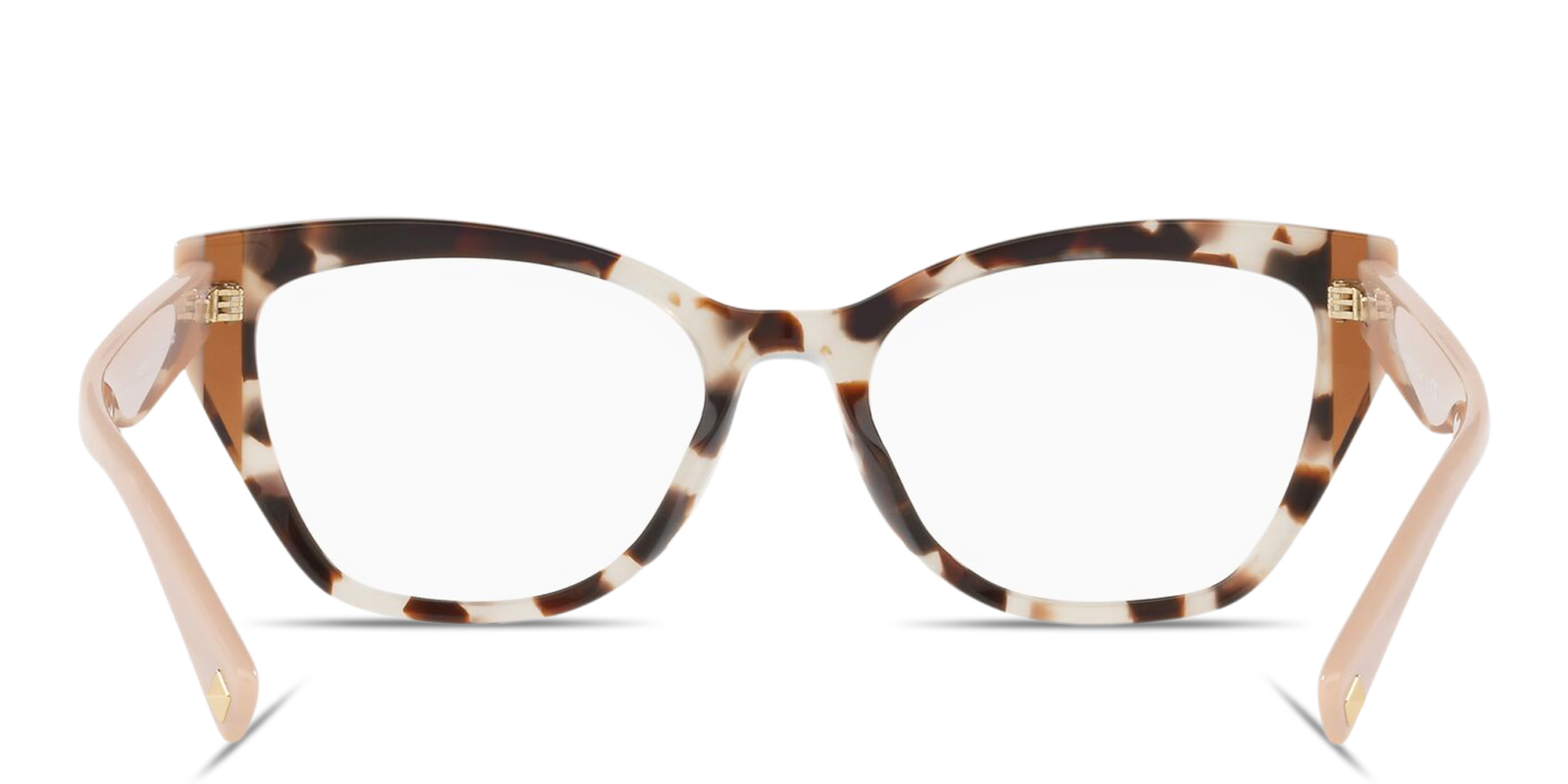 VALENTINO Stud Cat-Eye Eyeglasses in Havana – Product Photo 4