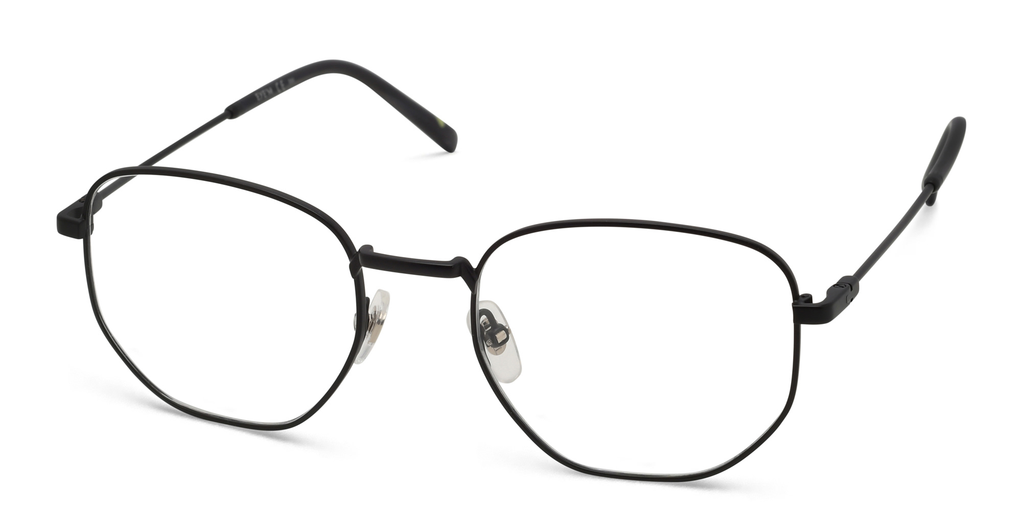 EYE'M Irregular Eyeglasses in Black – Product Photo 2