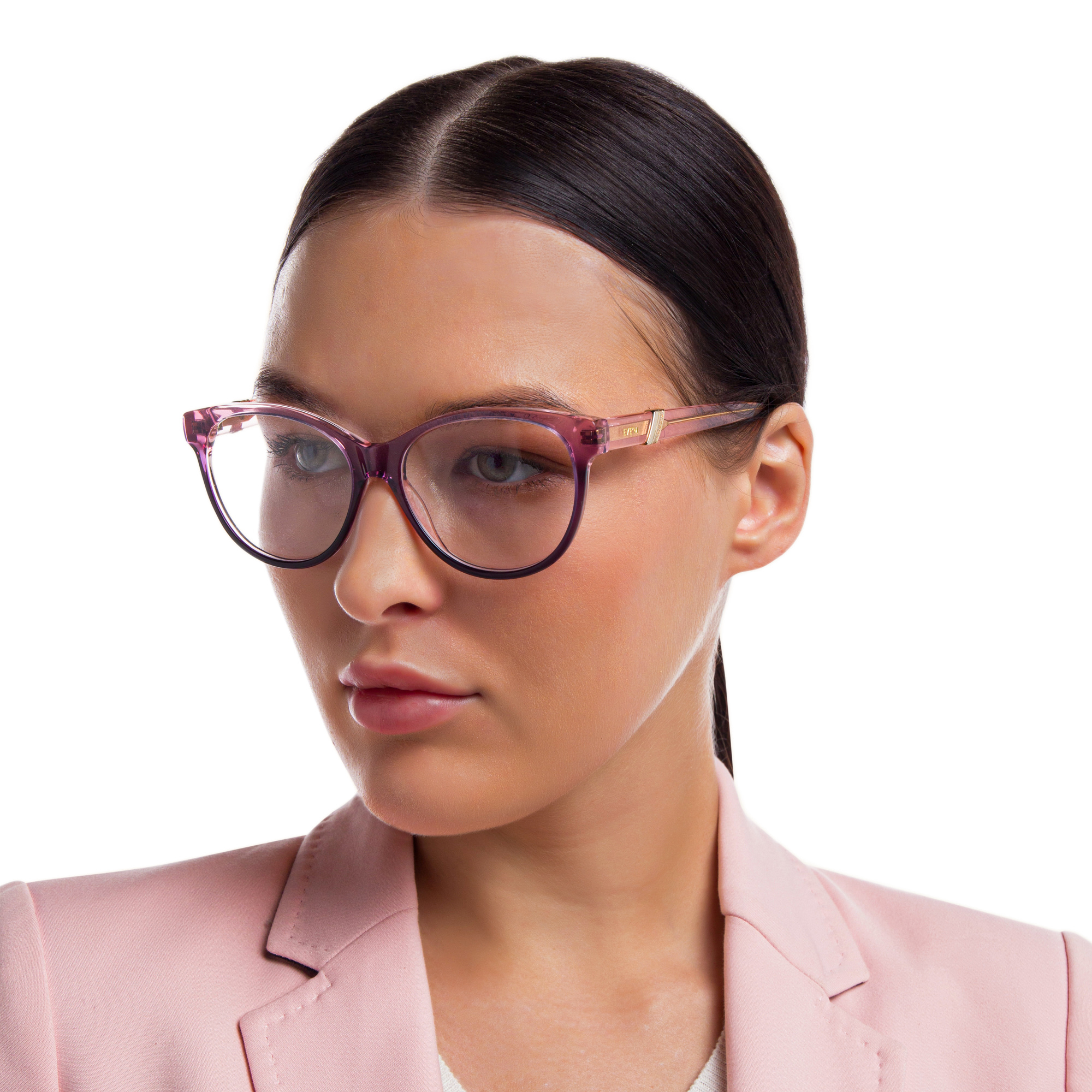 EYE'M Cat Eye Eyeglasses in Pink – Product Photo 6