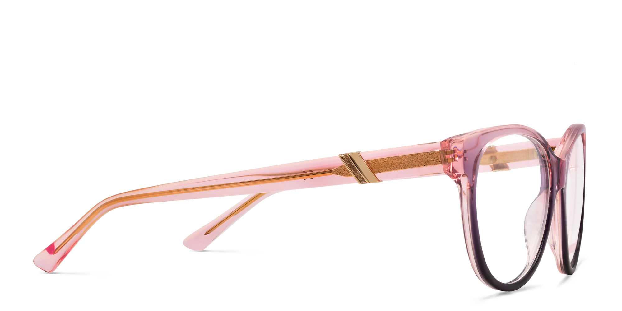 EYE'M Cat Eye Eyeglasses in Pink – Product Photo 3
