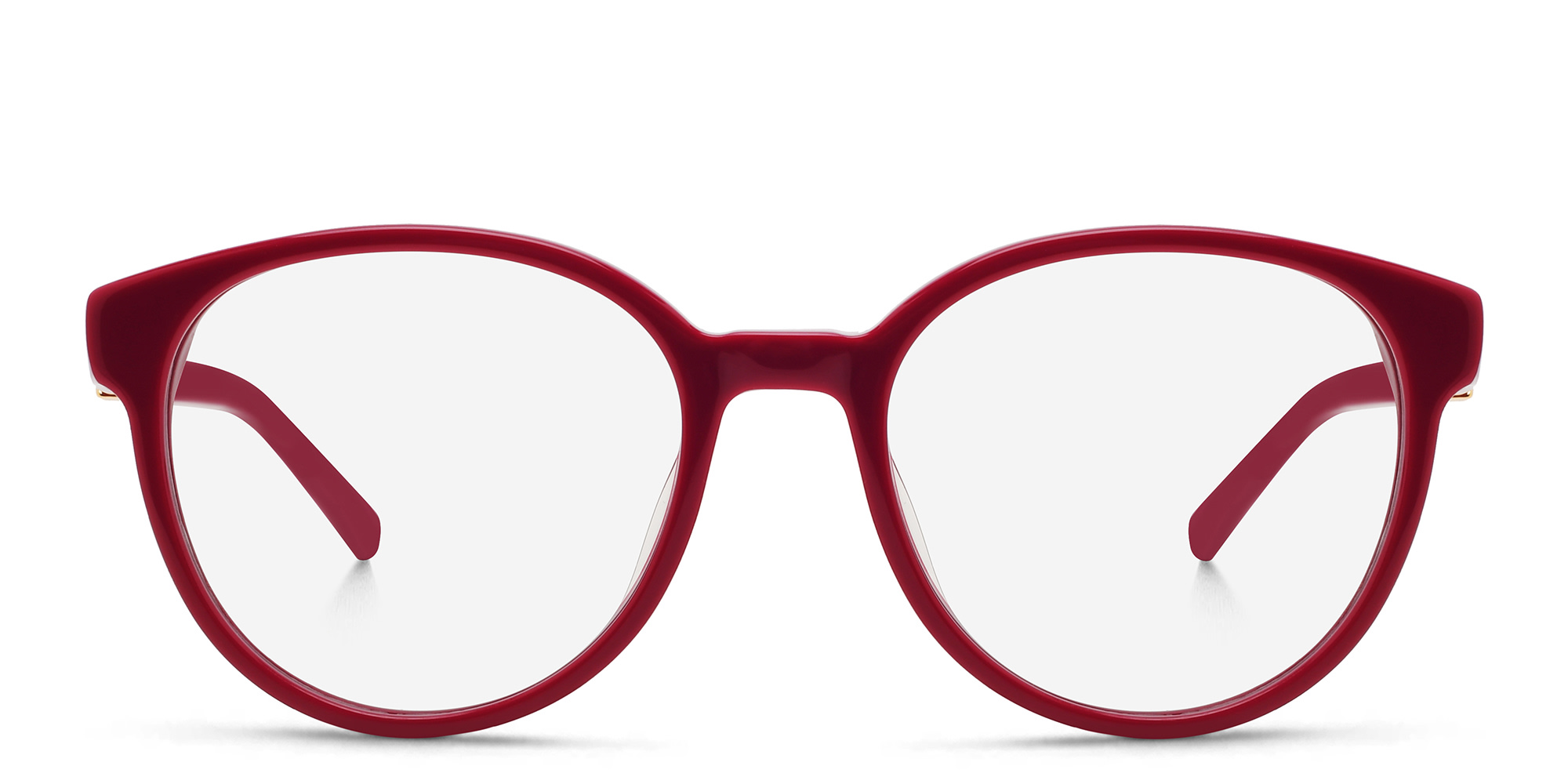 EYE'M Round Eyeglasses in Purple – Product Photo 1