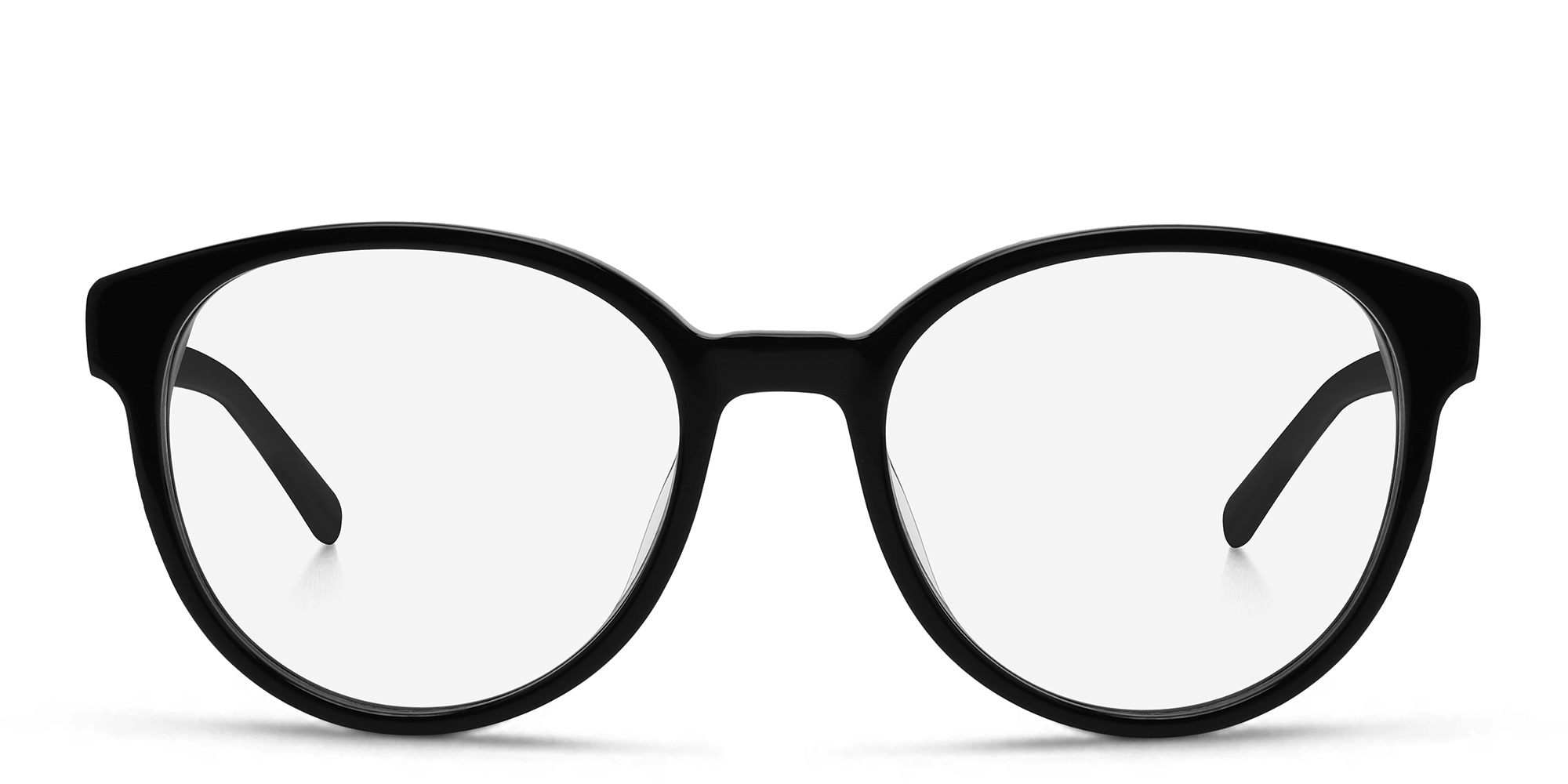 نظارة طبية بإطار دائري من EYE'M بلون أسود - صورة المنتج 1