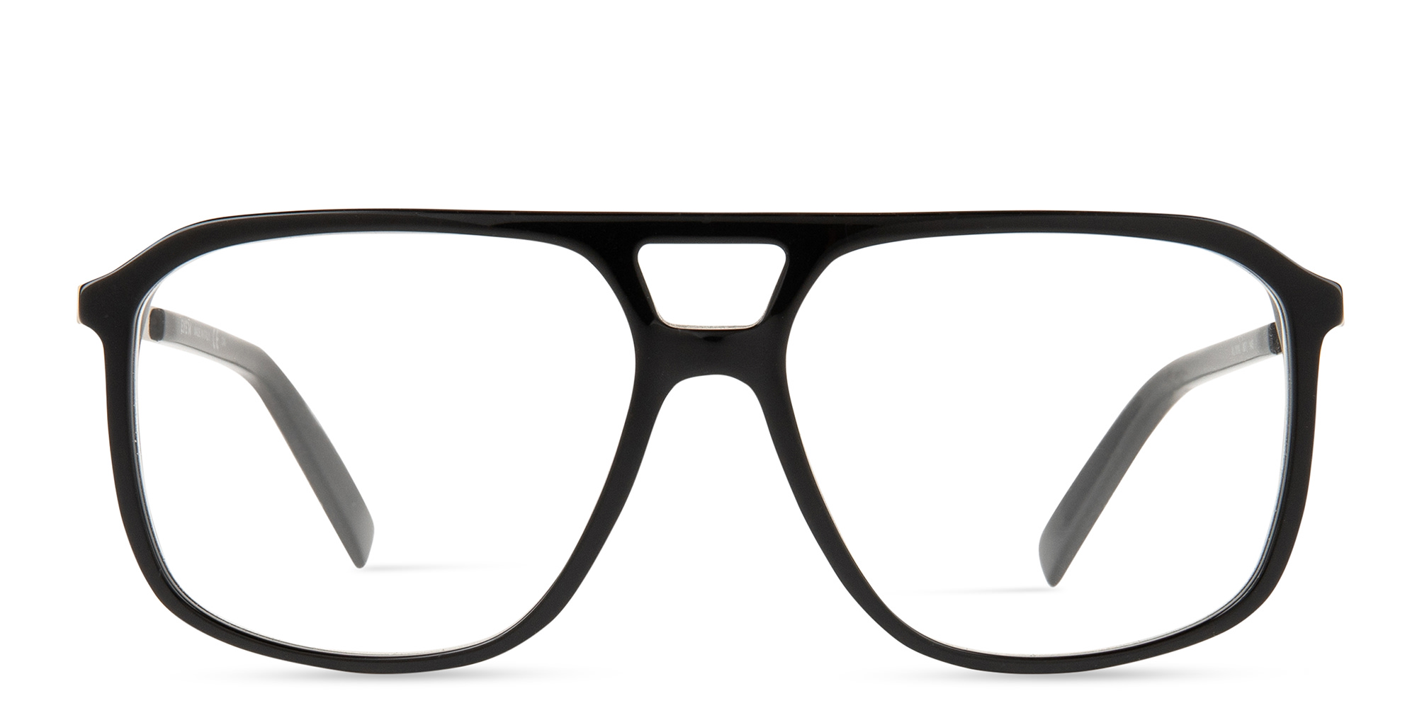 Shop EYE'M Wide Aviator Eyeglasses in Havana online.