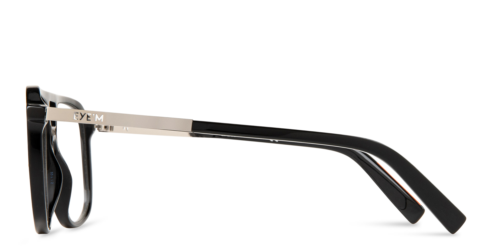 Shop EYE'M Wide Aviator Eyeglasses in Havana online.