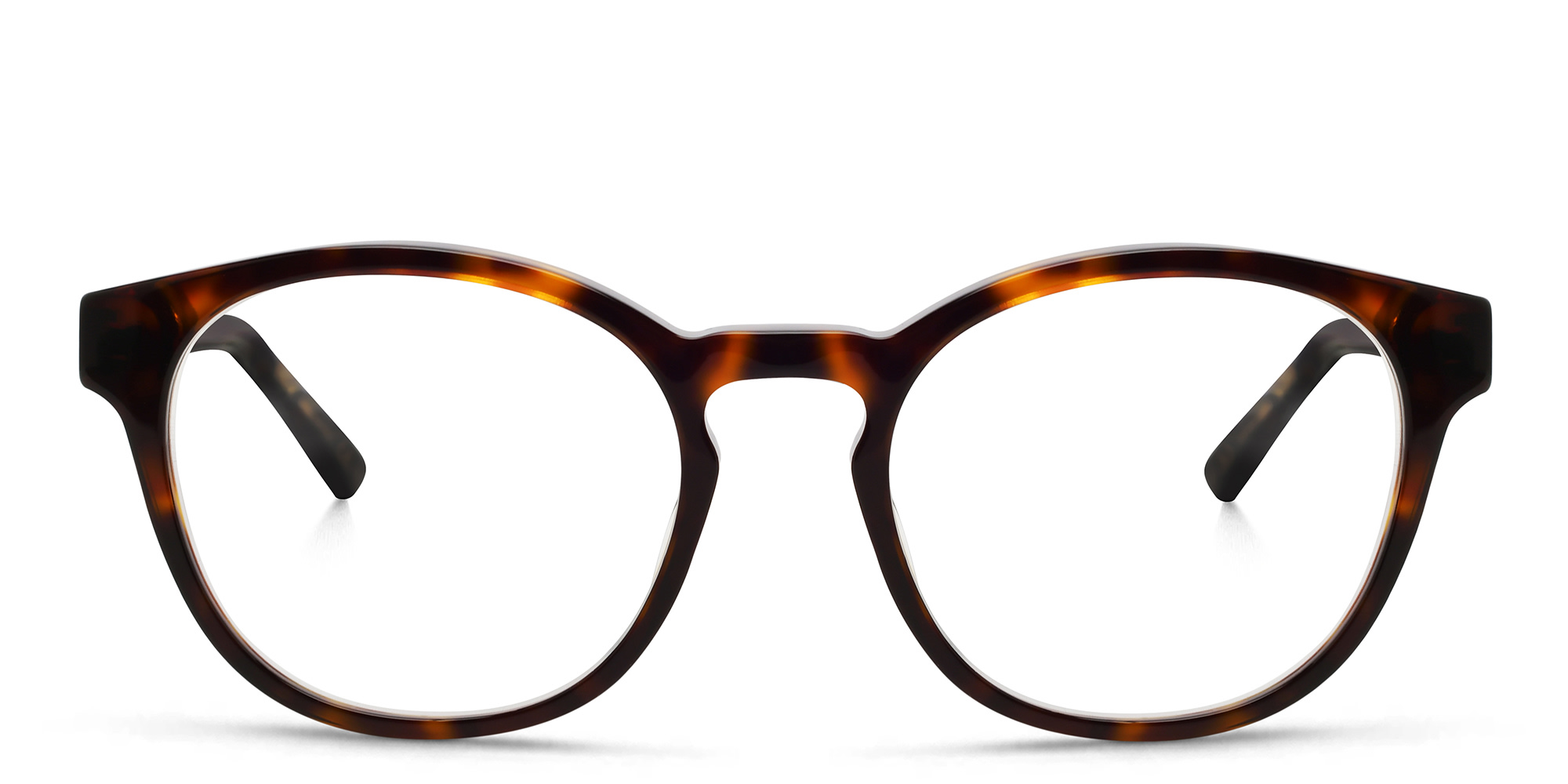 EYE'M Round Eyeglasses in Havana – Product Photo 1