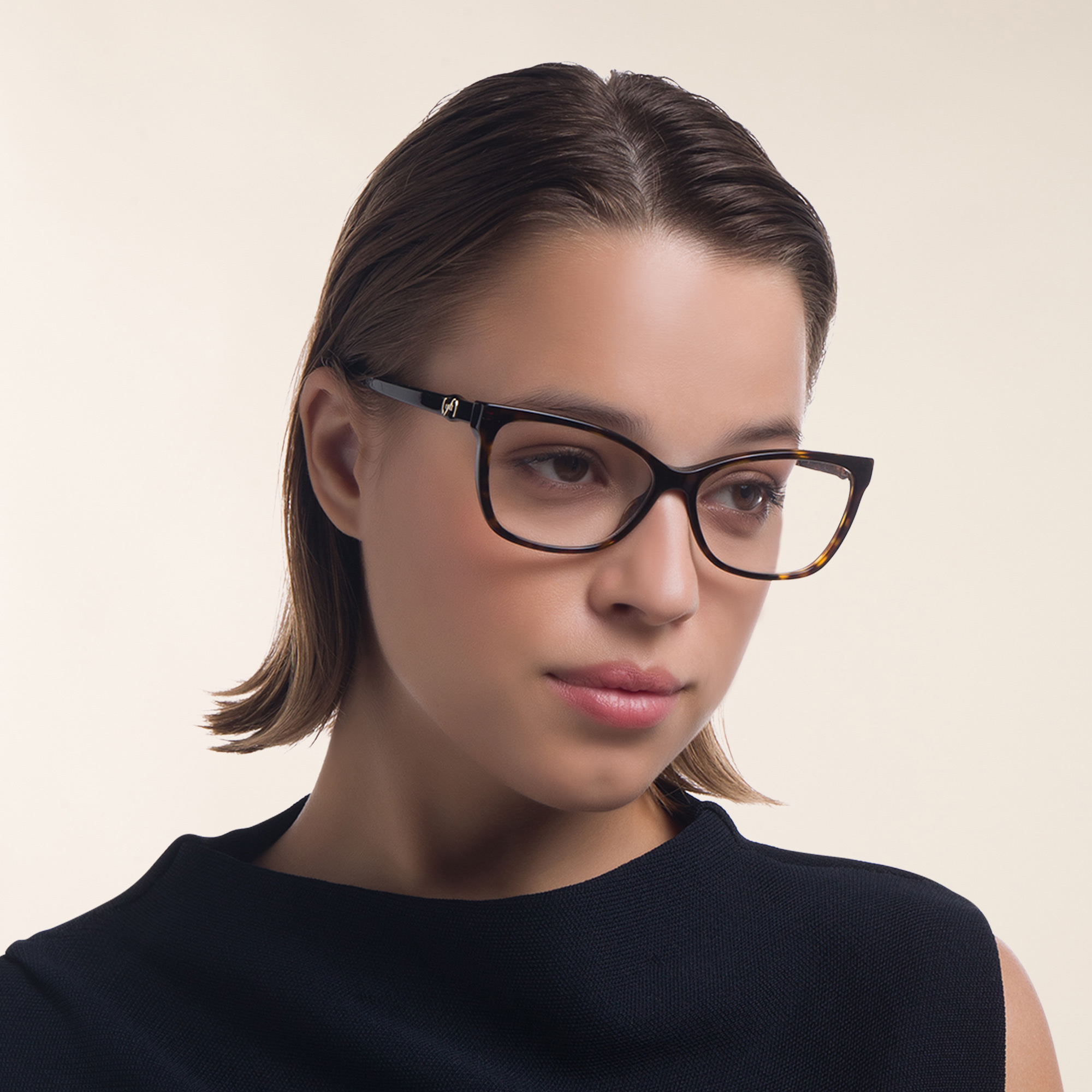 نظارة طبية بإطار كات آي واسع من EYE'M بلون مموه - صورة المنتج 6