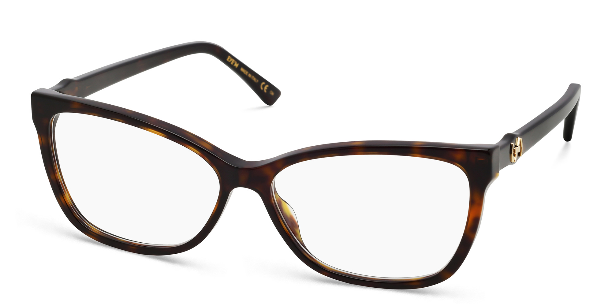 نظارة طبية بإطار كات آي واسع من EYE'M بلون مموه - صورة المنتج 2