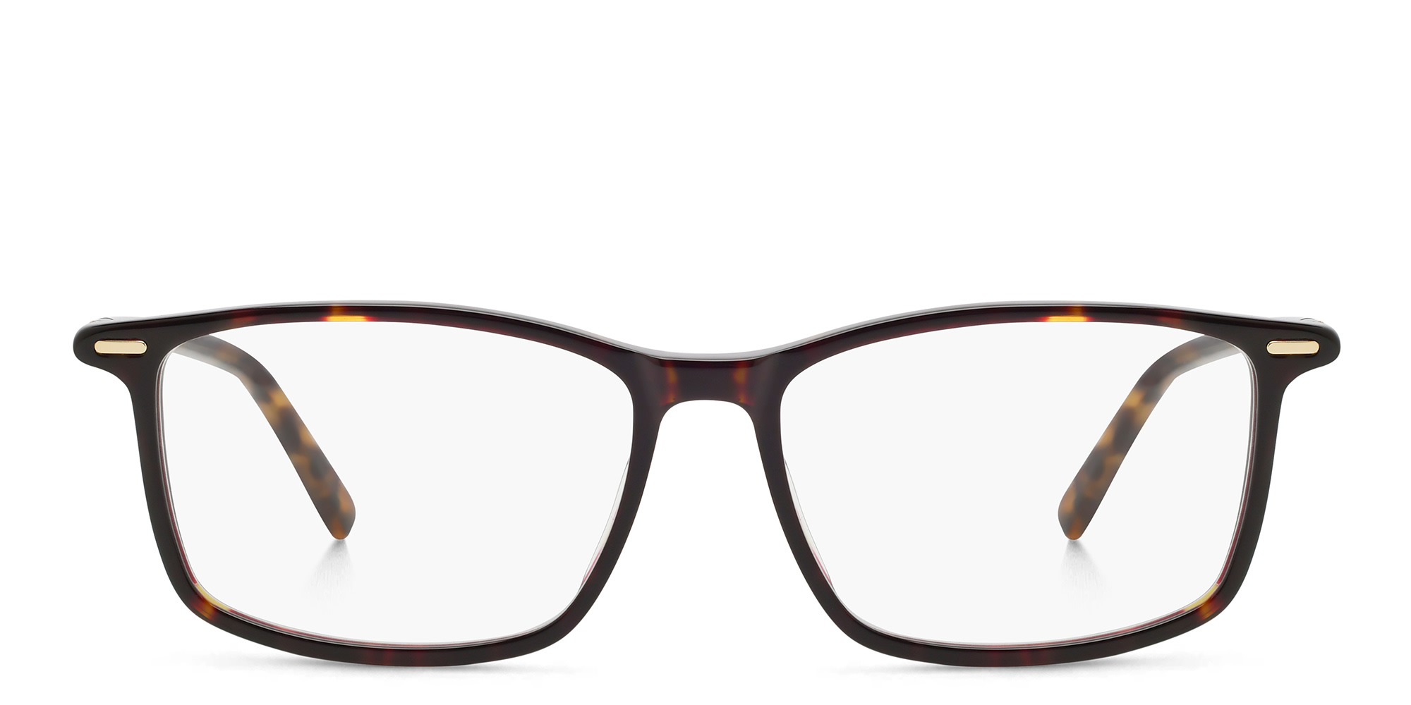 EYE'M Rectangle Eyeglasses in Havana – Product Photo 1
