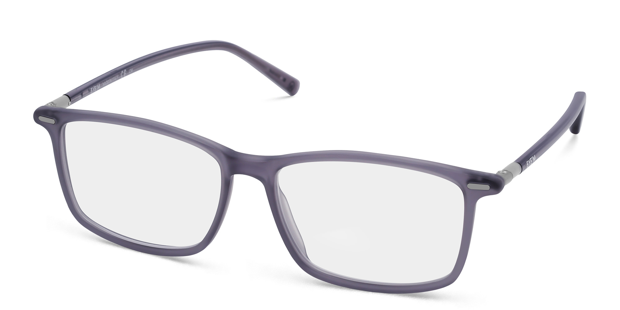 Shop EYE'M Rectangle Eyeglasses in Grey online.