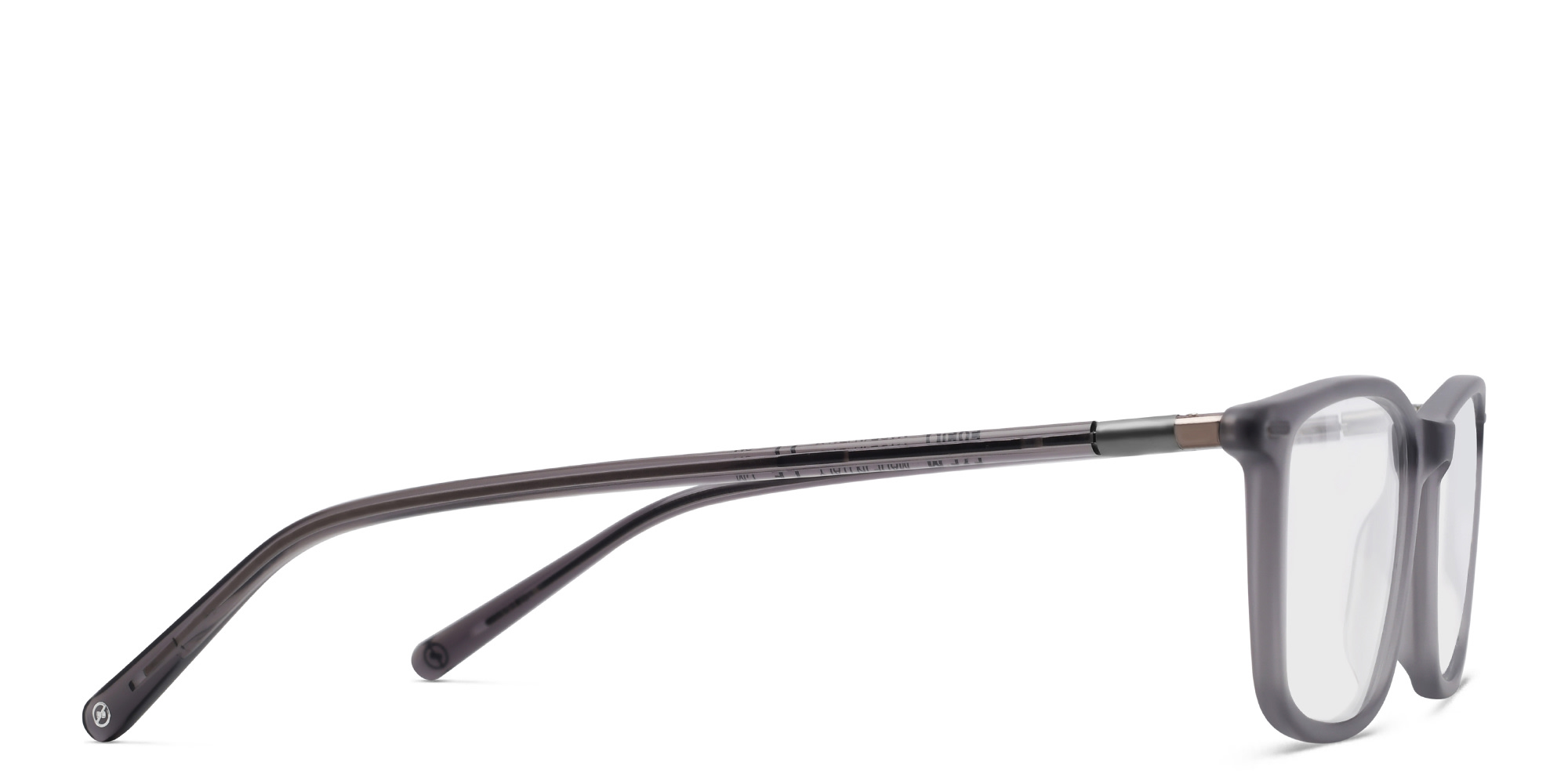 Shop EYE'M Rectangle Eyeglasses in Grey online.