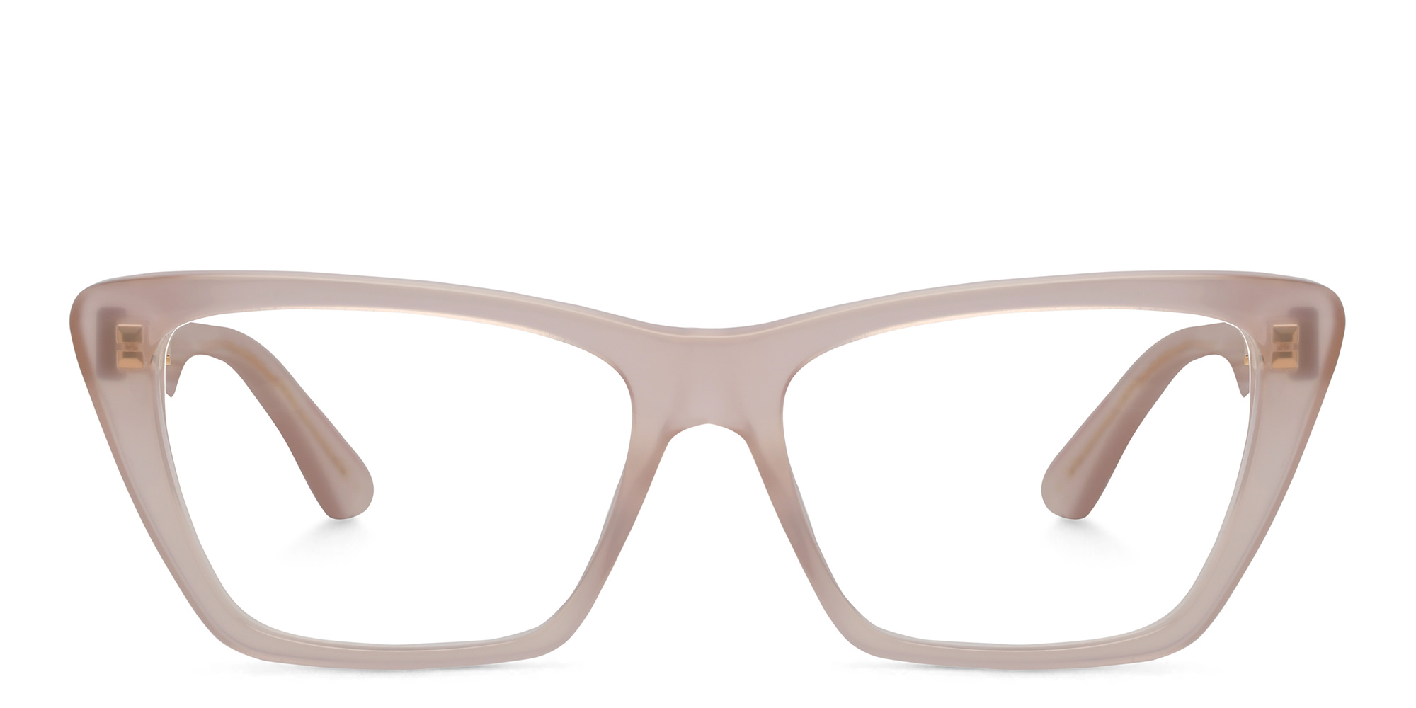 Shop EYE'M Cat Eye Eyeglasses in Nude online.