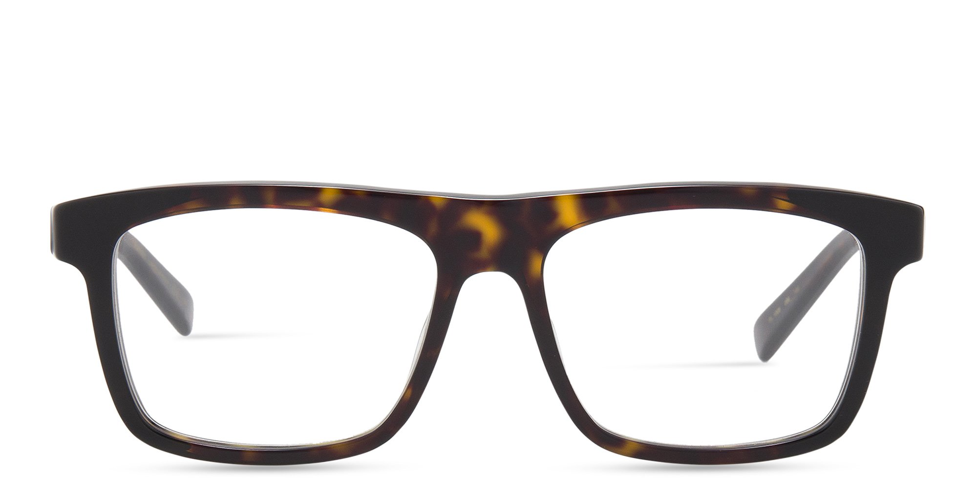 EYE'M Square Eyeglasses in Brown – Product Photo 1