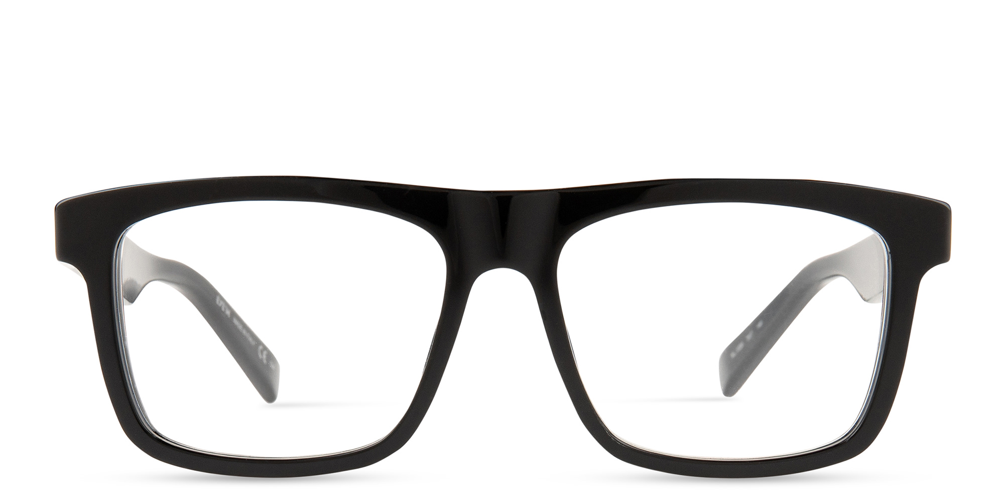 Shop EYE'M Square Eyeglasses in Black online.