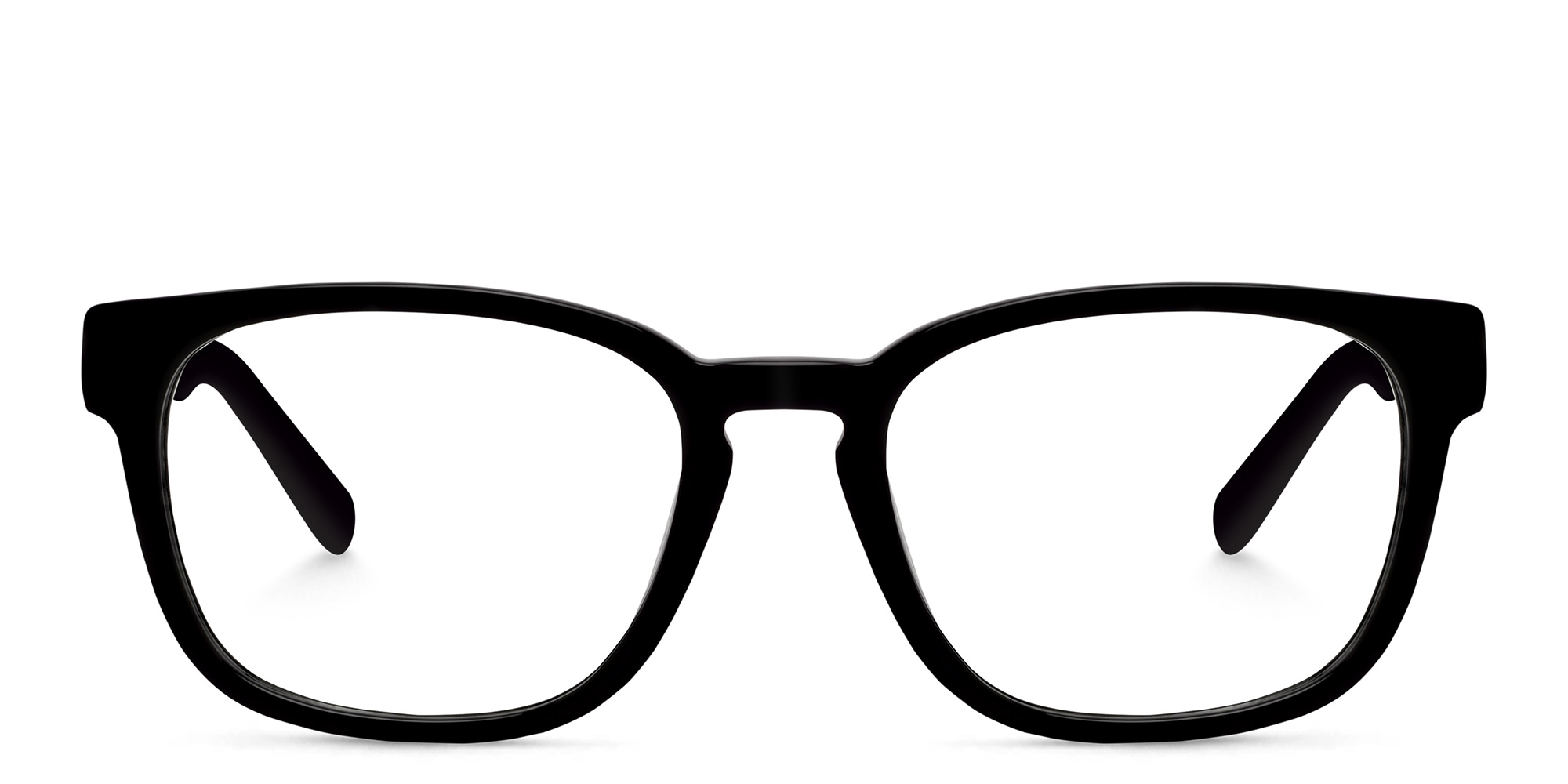 EYE'M Kids Rectangle Eyeglasses in Black – Product Photo 1